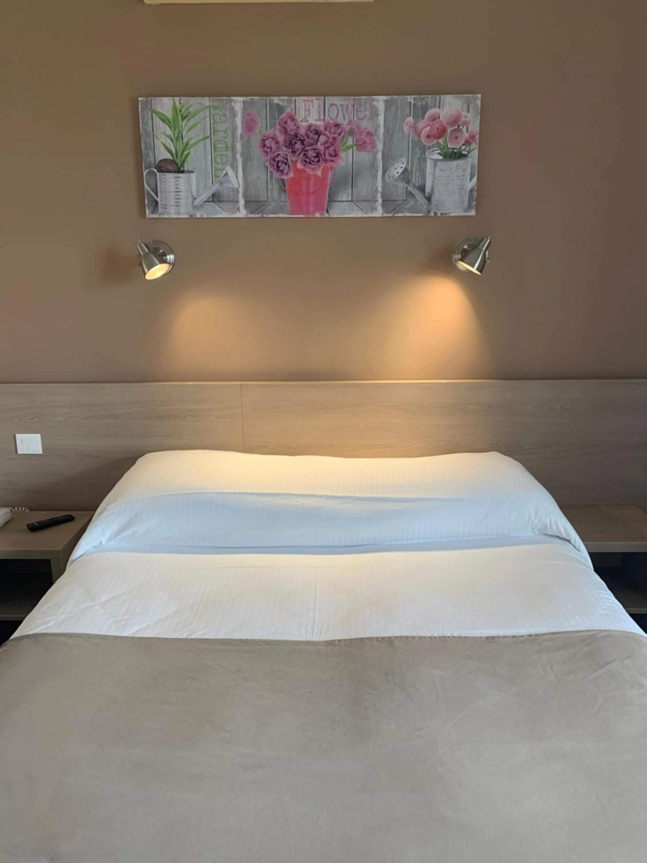 Bed in Hôtel Beau Rivage