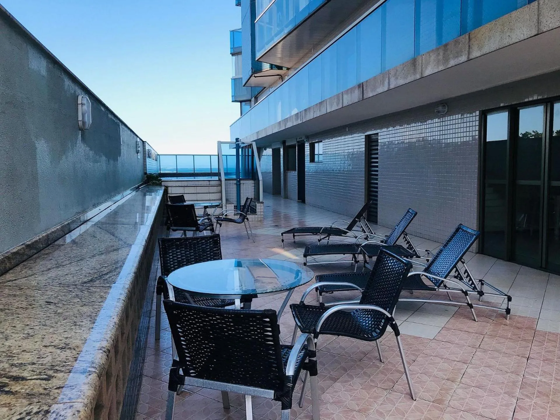 Pool view in Diamond Beach