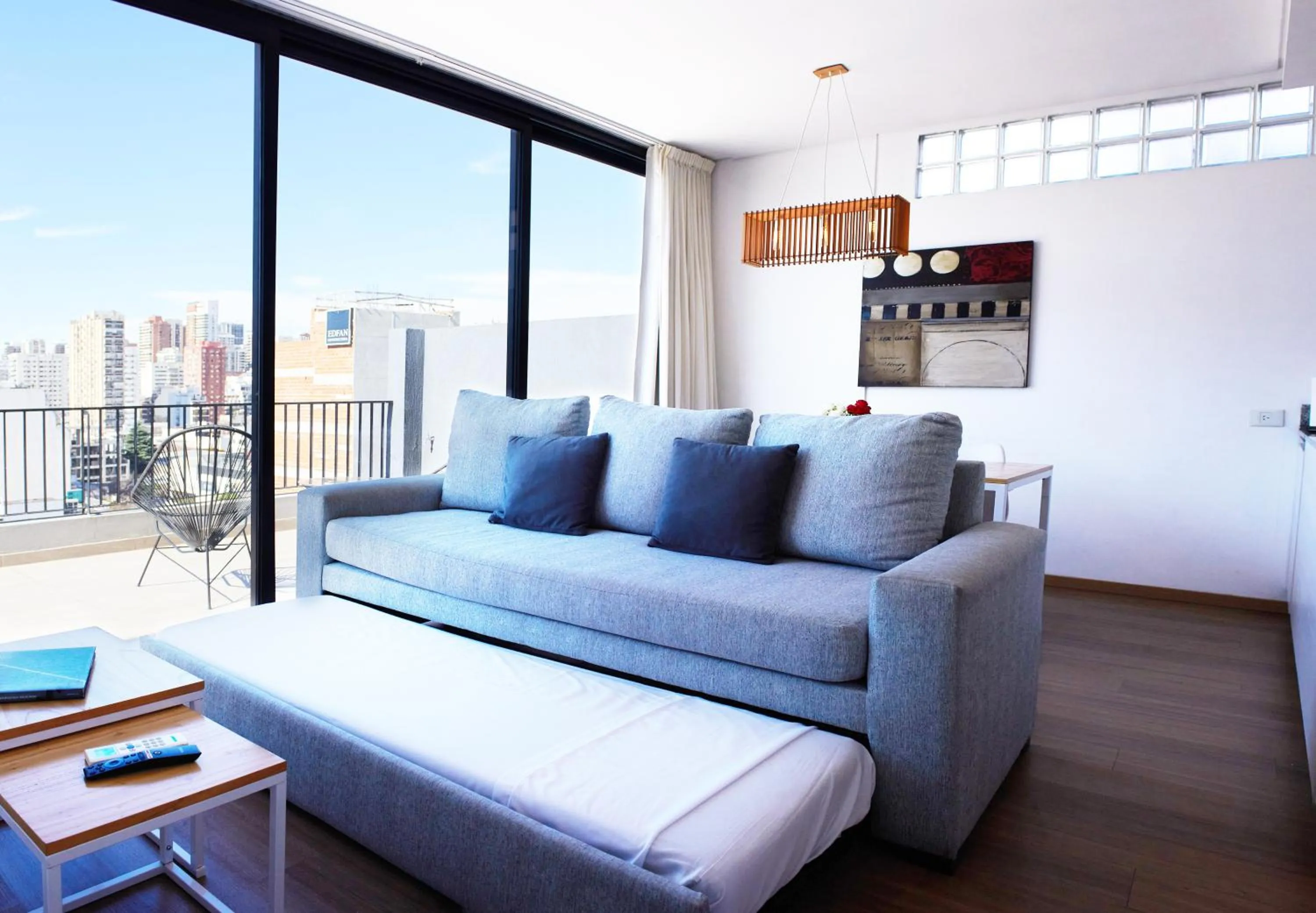 Dining area in Monroe Suites