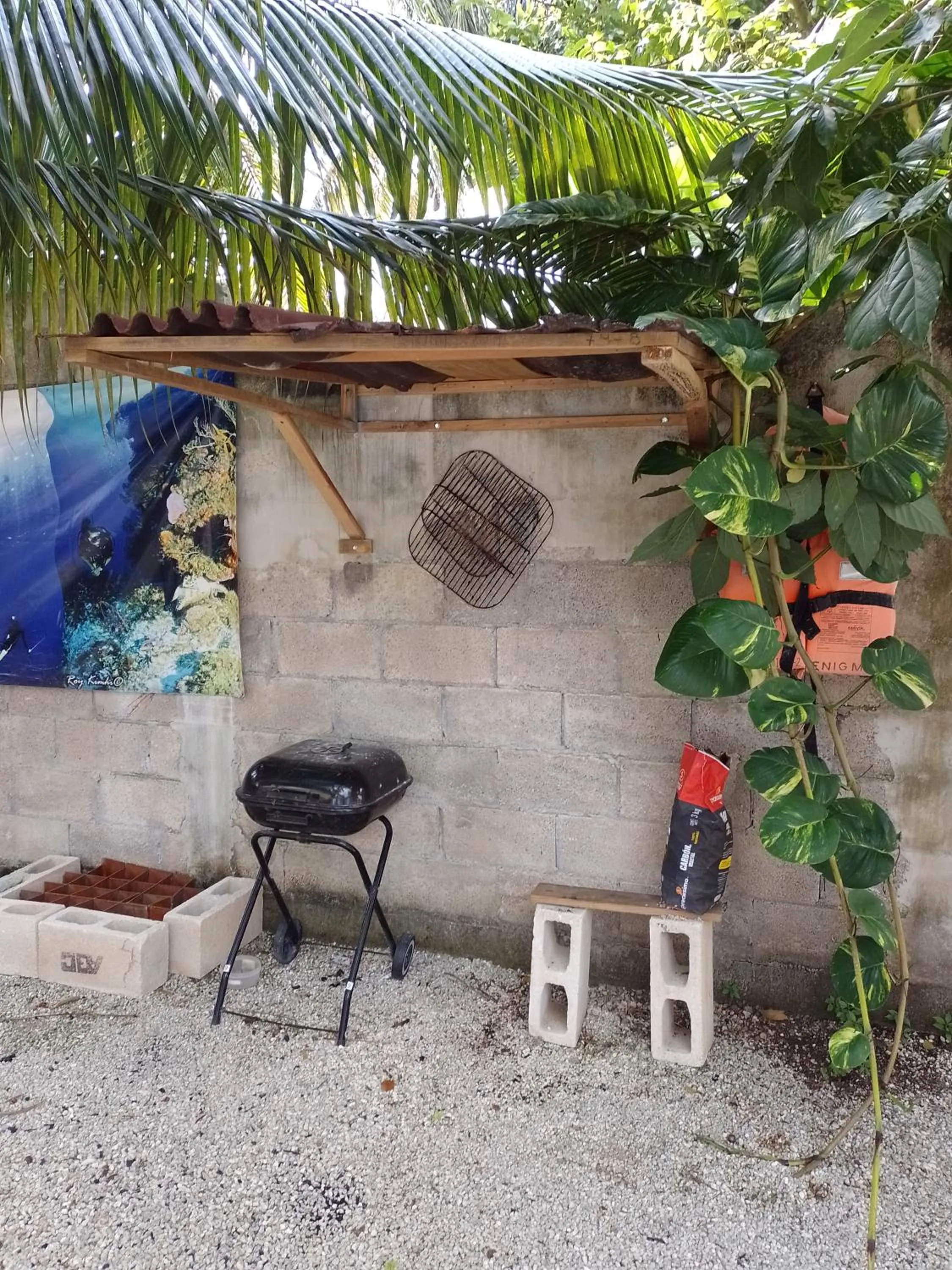 BBQ facilities in Blue Magic Hostel