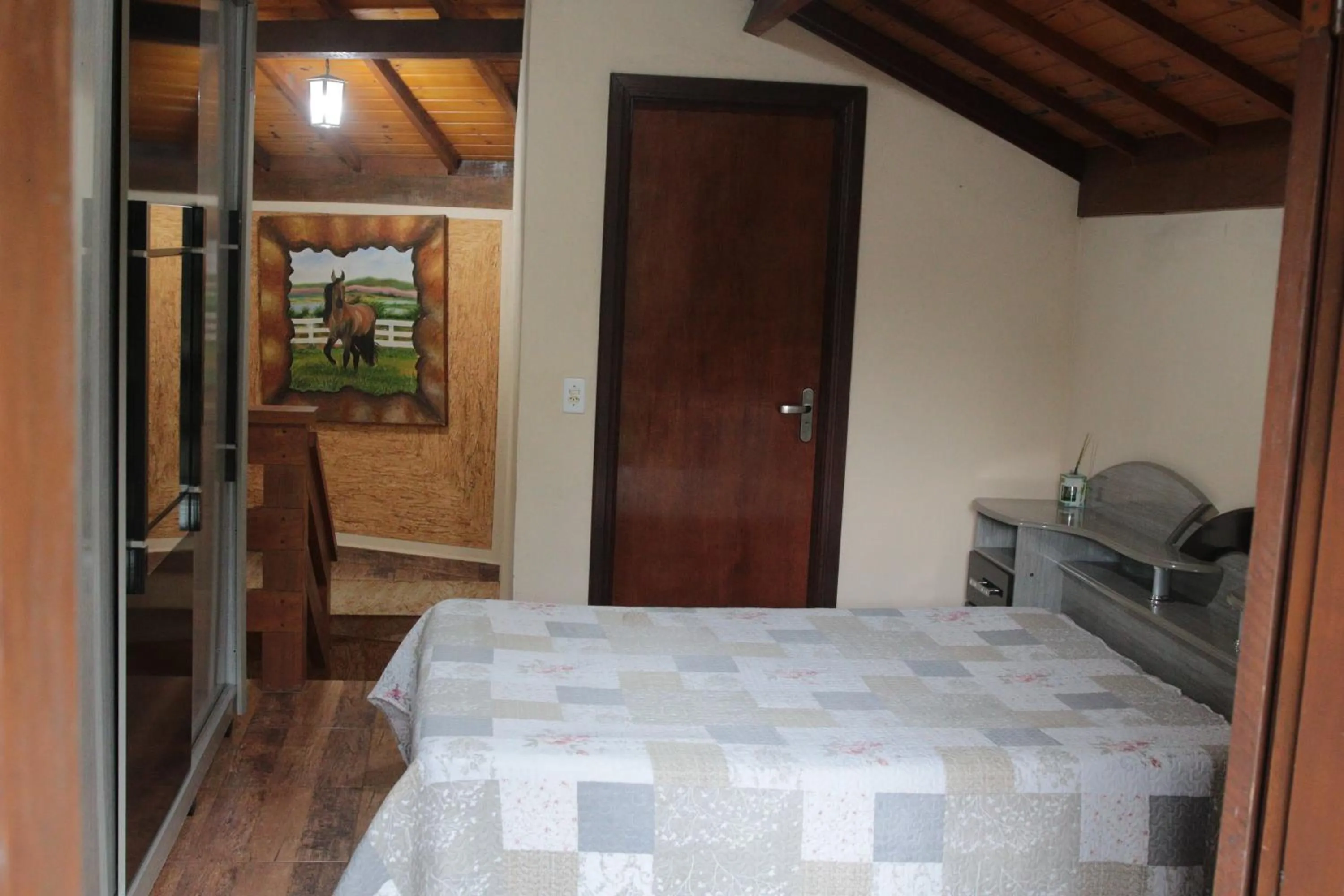 Bed in Chácara Águas Claras