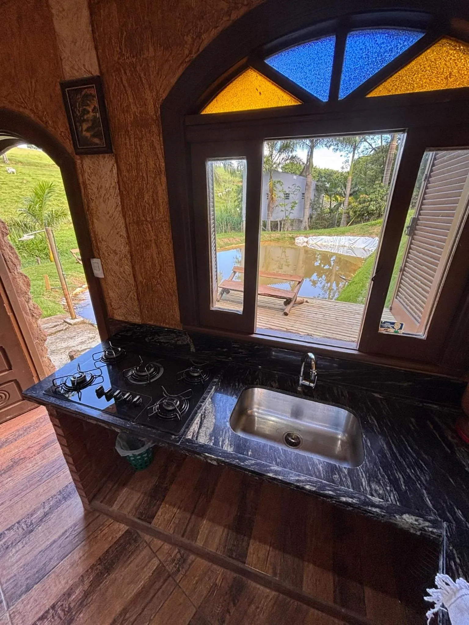 Natural landscape in Chácara Águas Claras