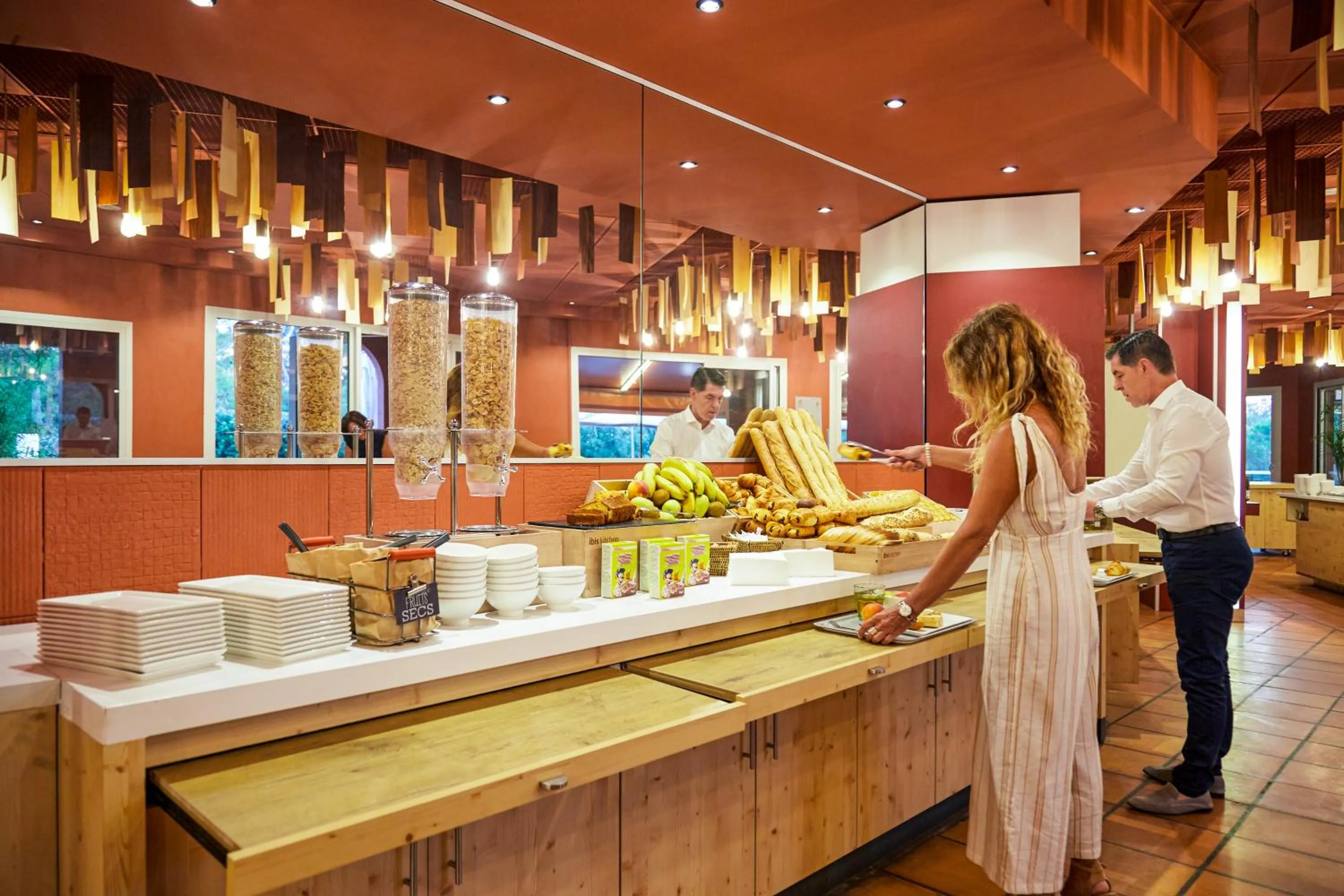Buffet breakfast in ibis Thalassa Hyeres Plage