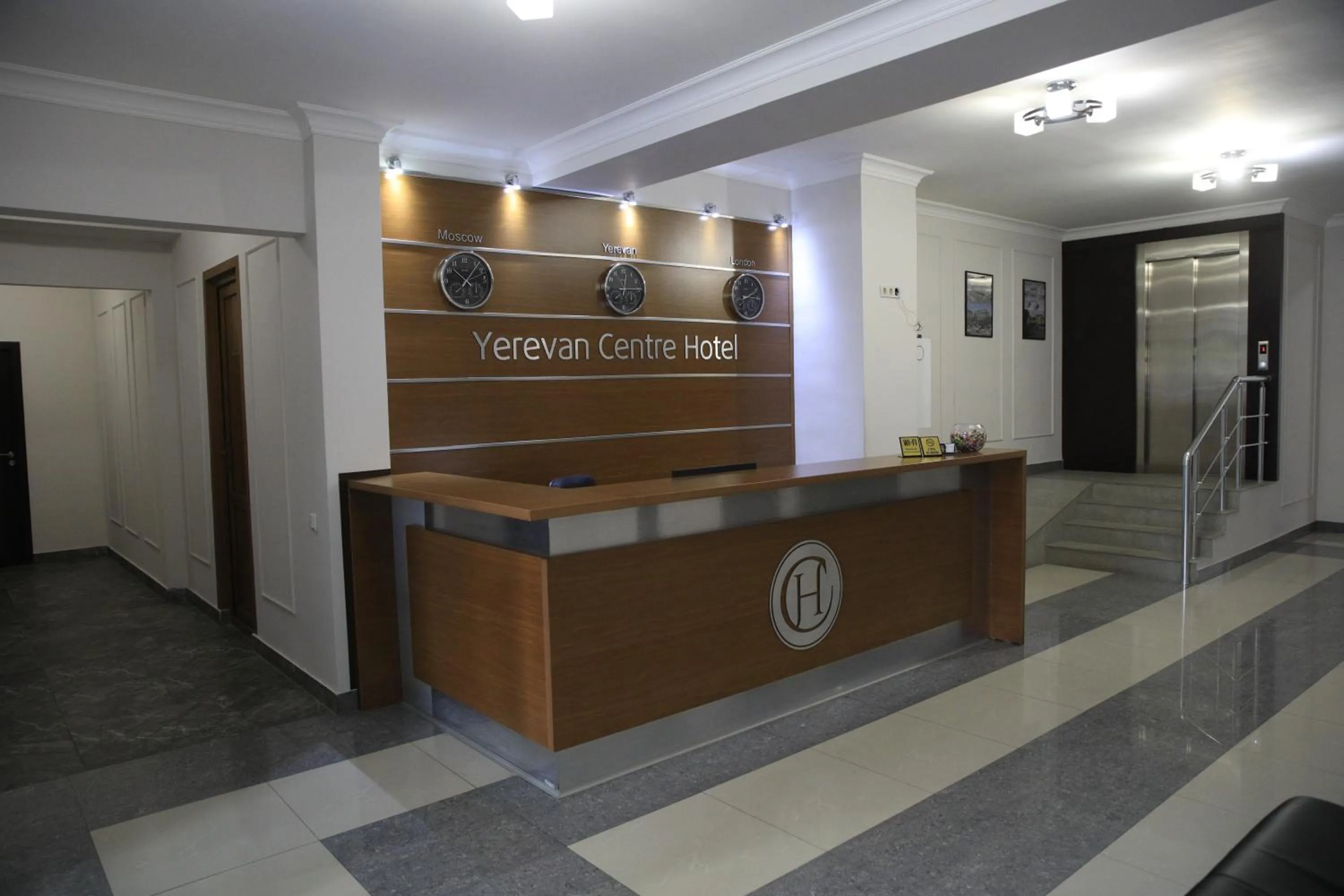 Lobby or reception in Yerevan Centre Hotel