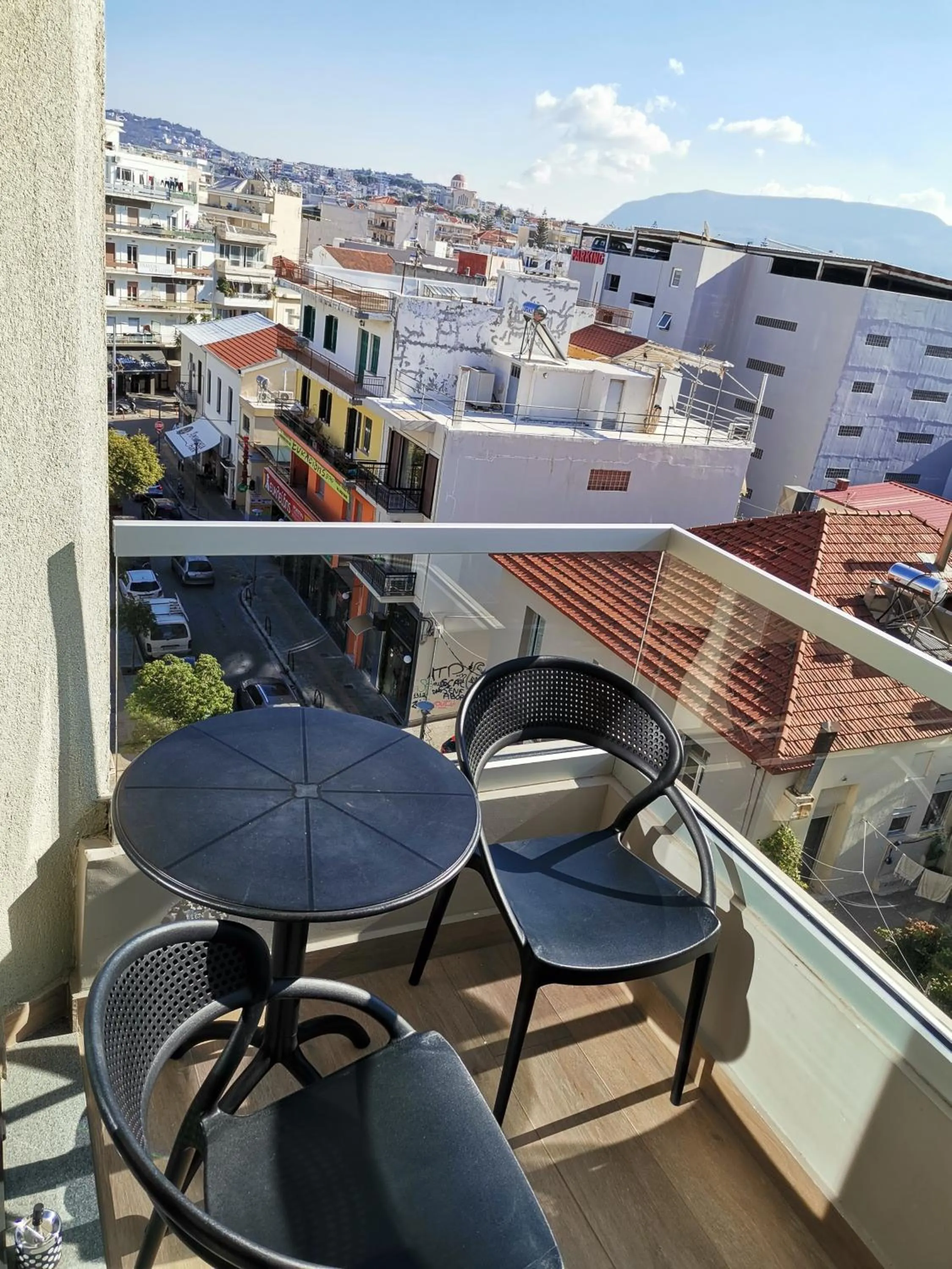 Quiet street view in M City Hotel