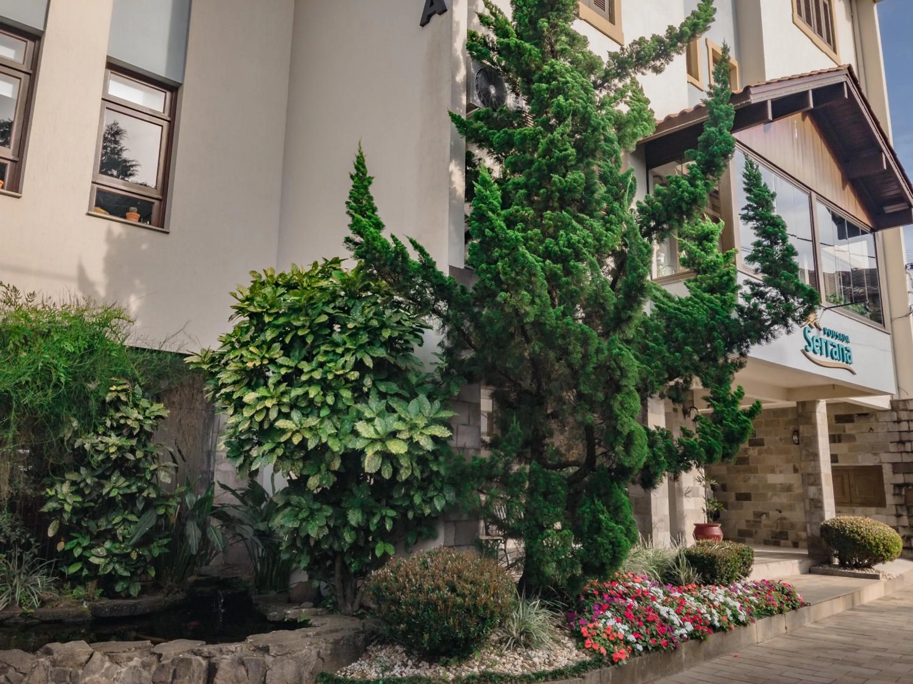 Facade/entrance in Pousada Serrana