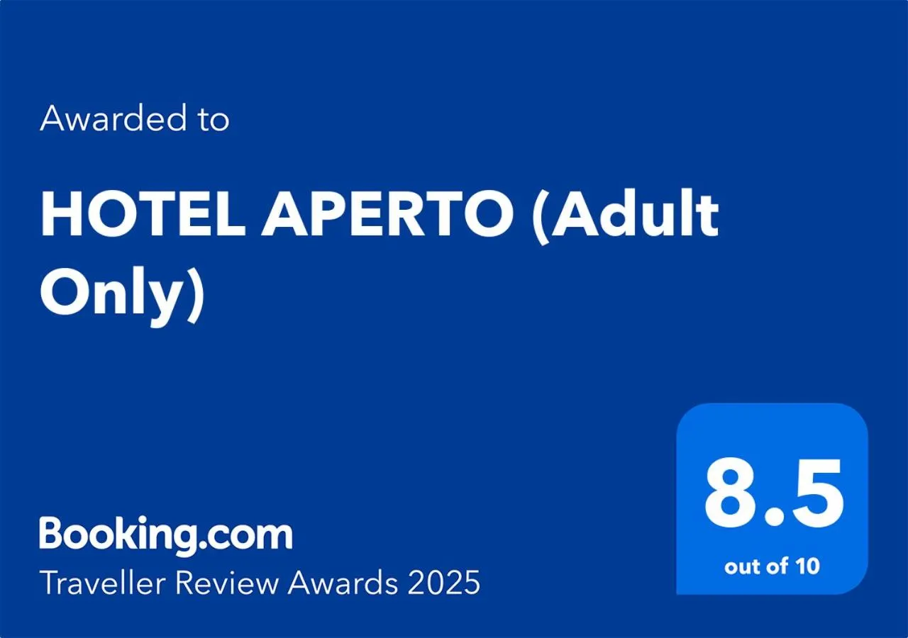 Certificate/Award in HOTEL APERTO (Adult Only)