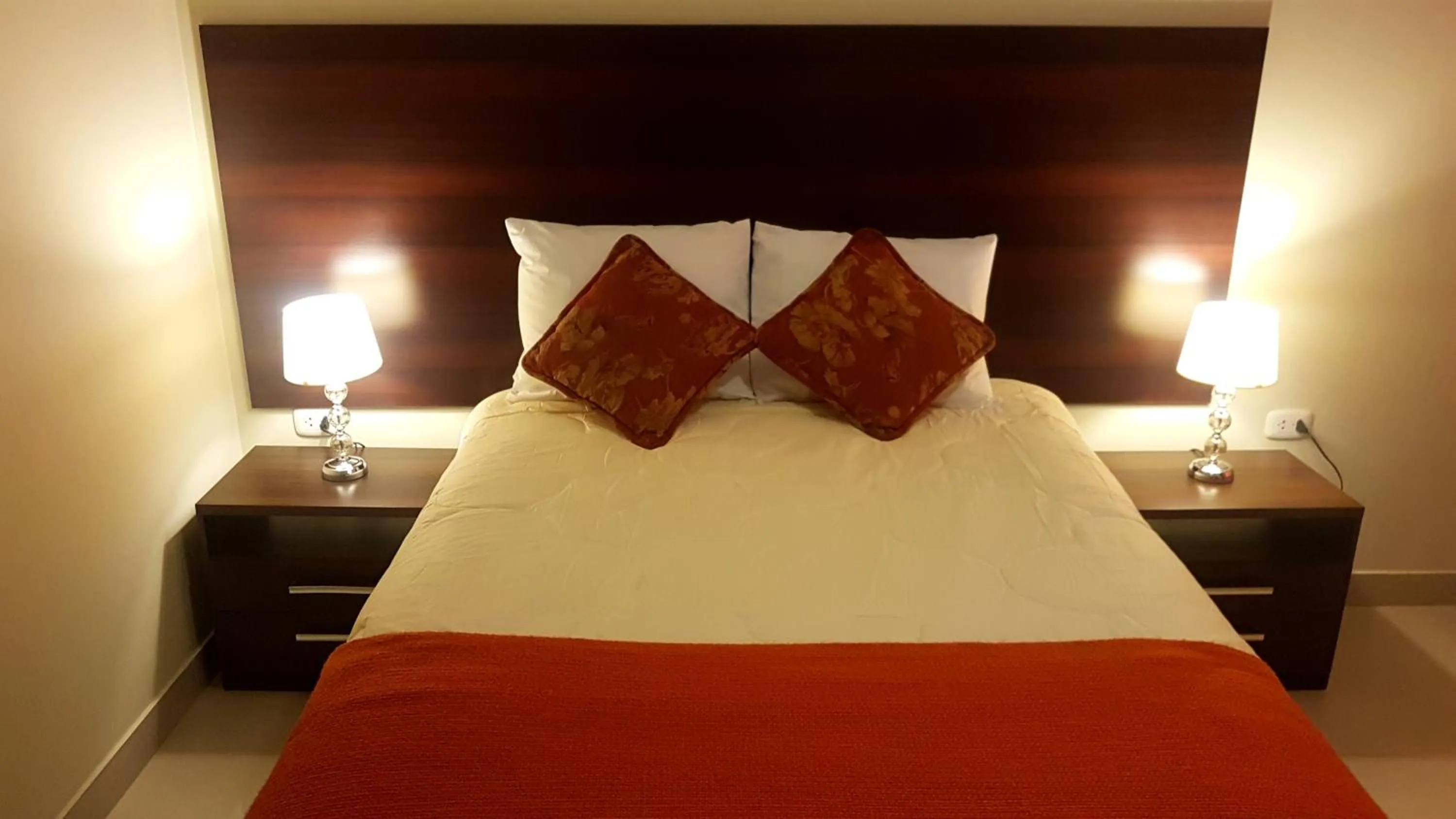 Bed in Hotel Los Nogales