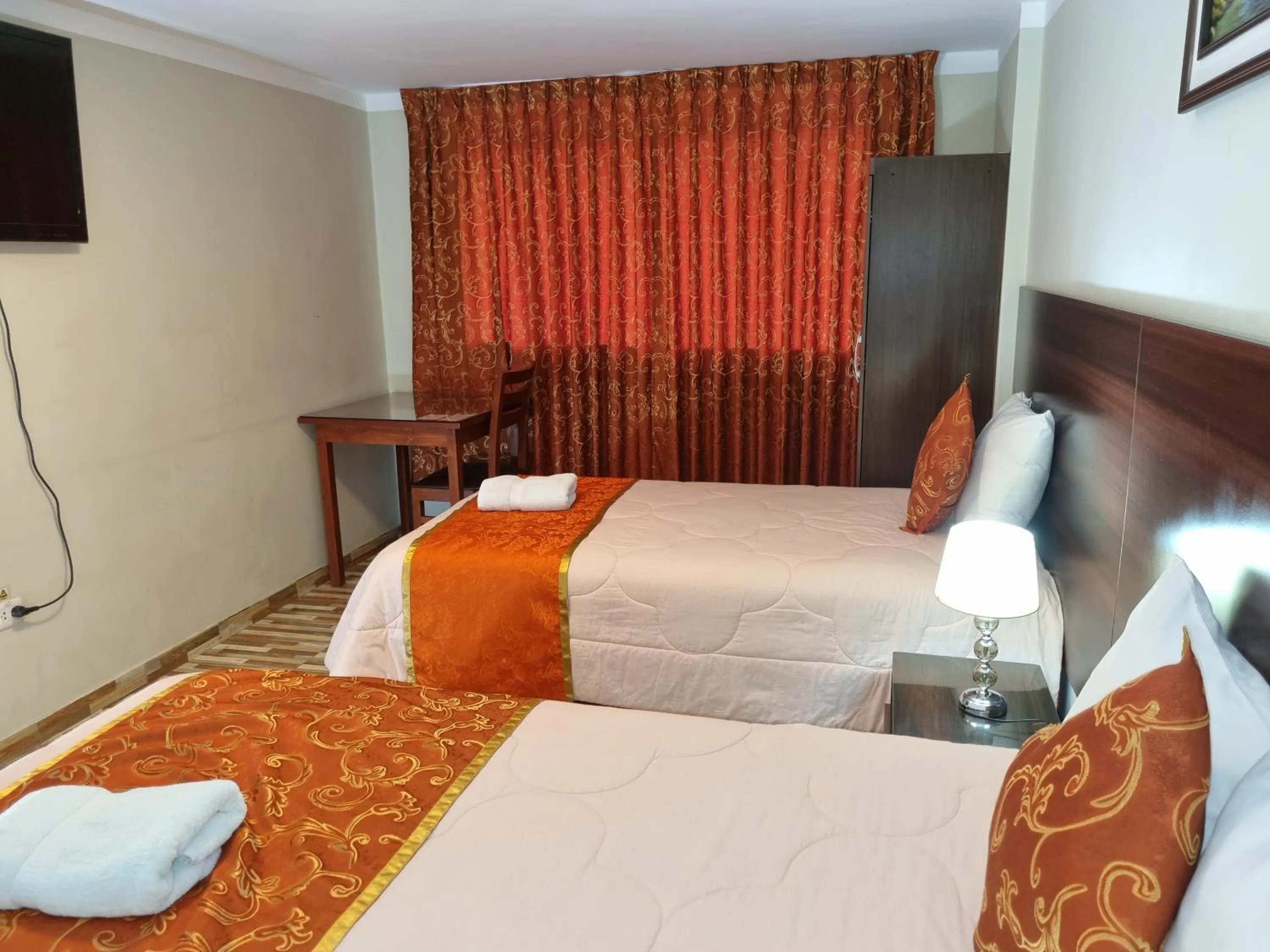 Bed in Hotel Los Nogales