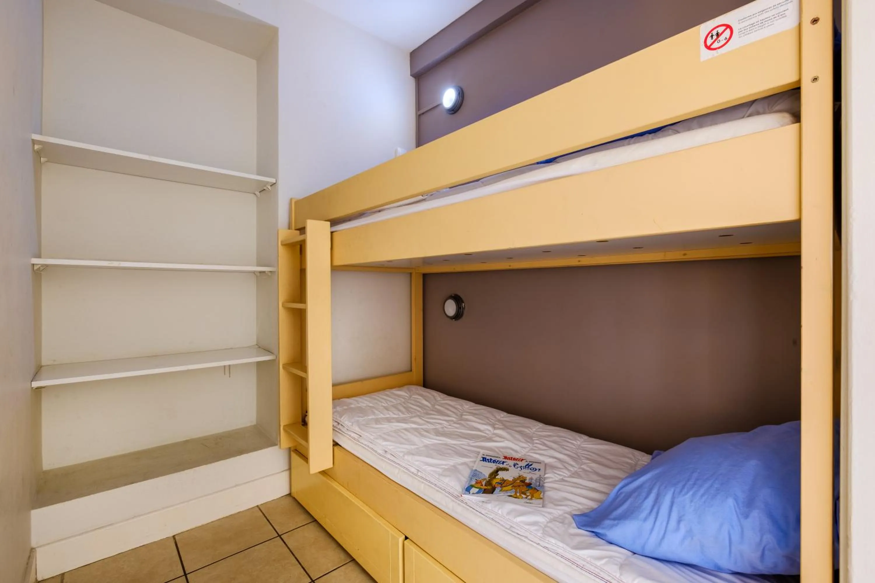 Bed in Résidence Pierre & Vacances Heliotel Marine