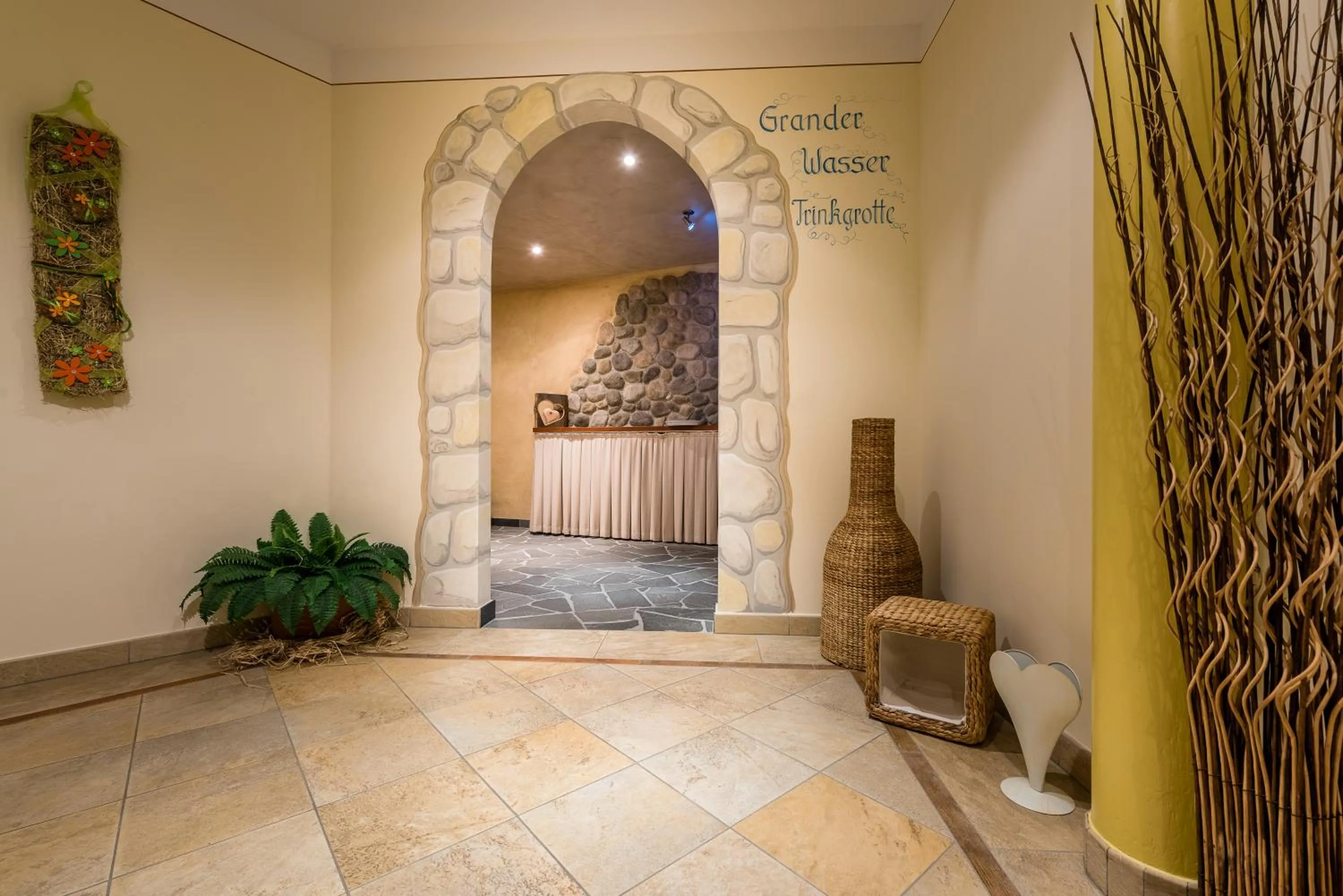 Decorative detail in Hotel Forer