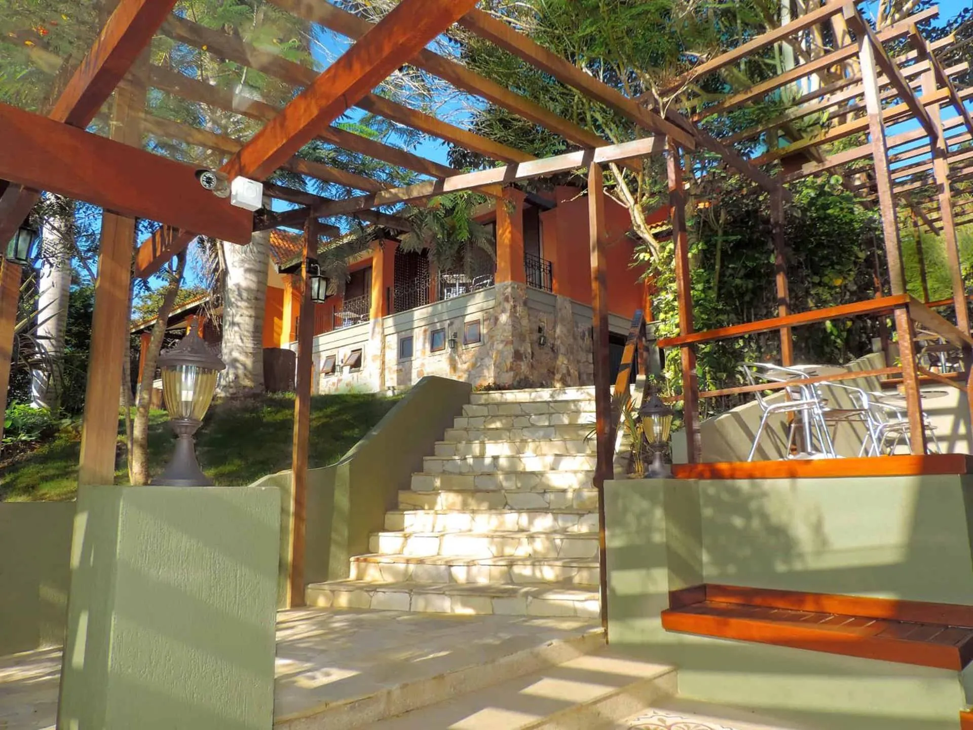 Patio in Pousada Pelicano