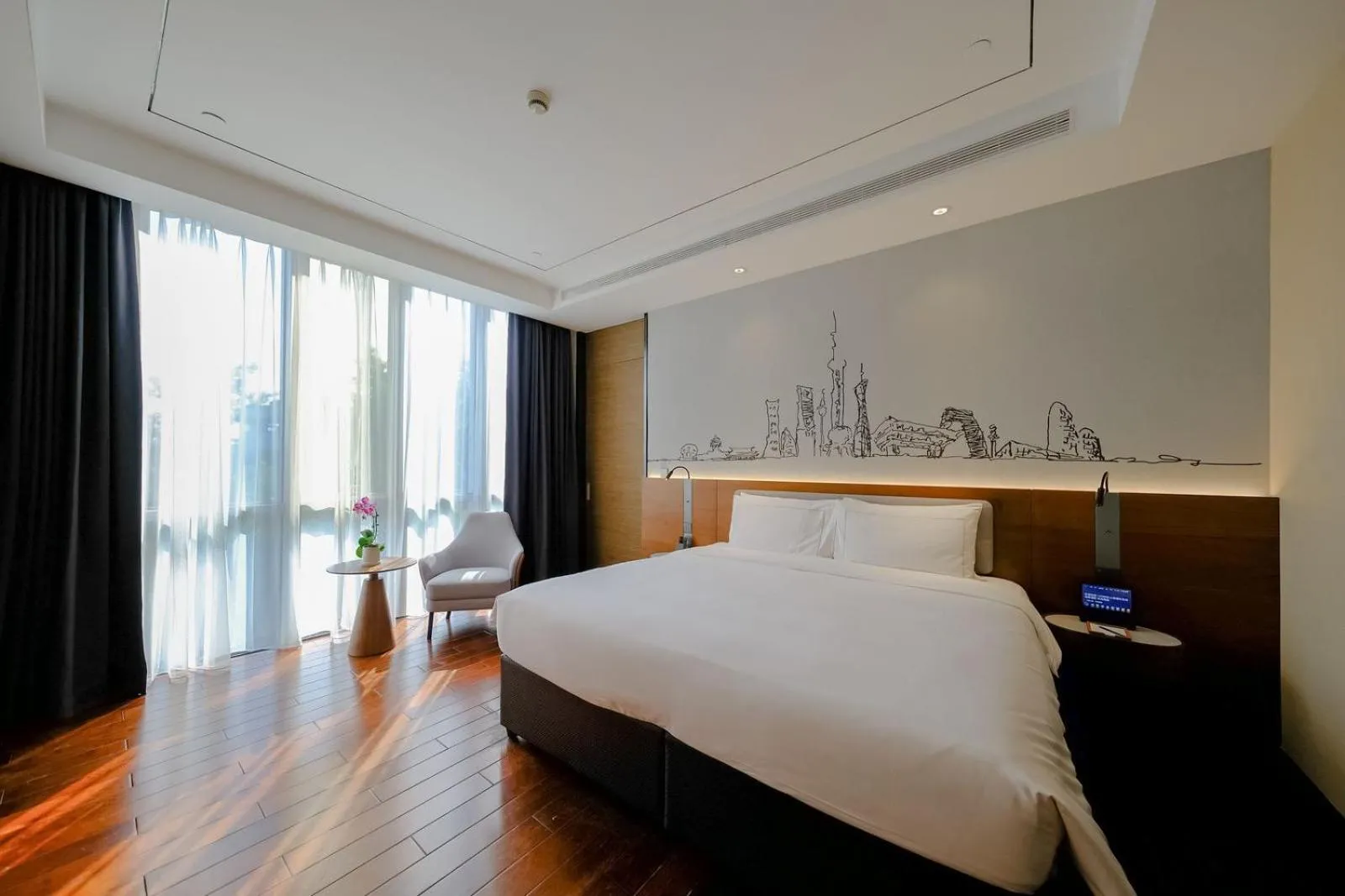 Bed in Shanghai International Tourist Resort Fuyi Hotel