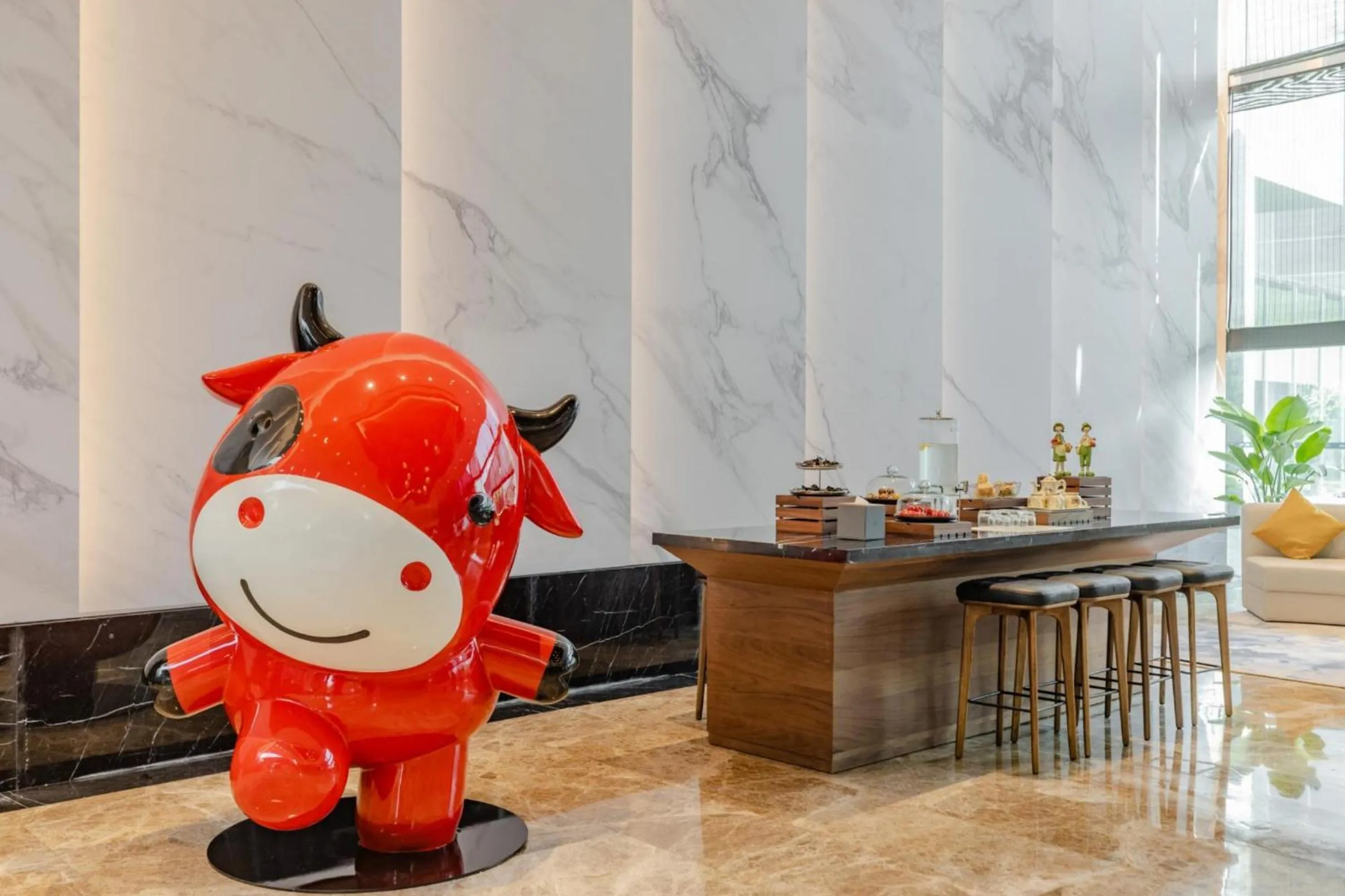 Seating area in UrCove by Hyatt Shanghai Pudong East