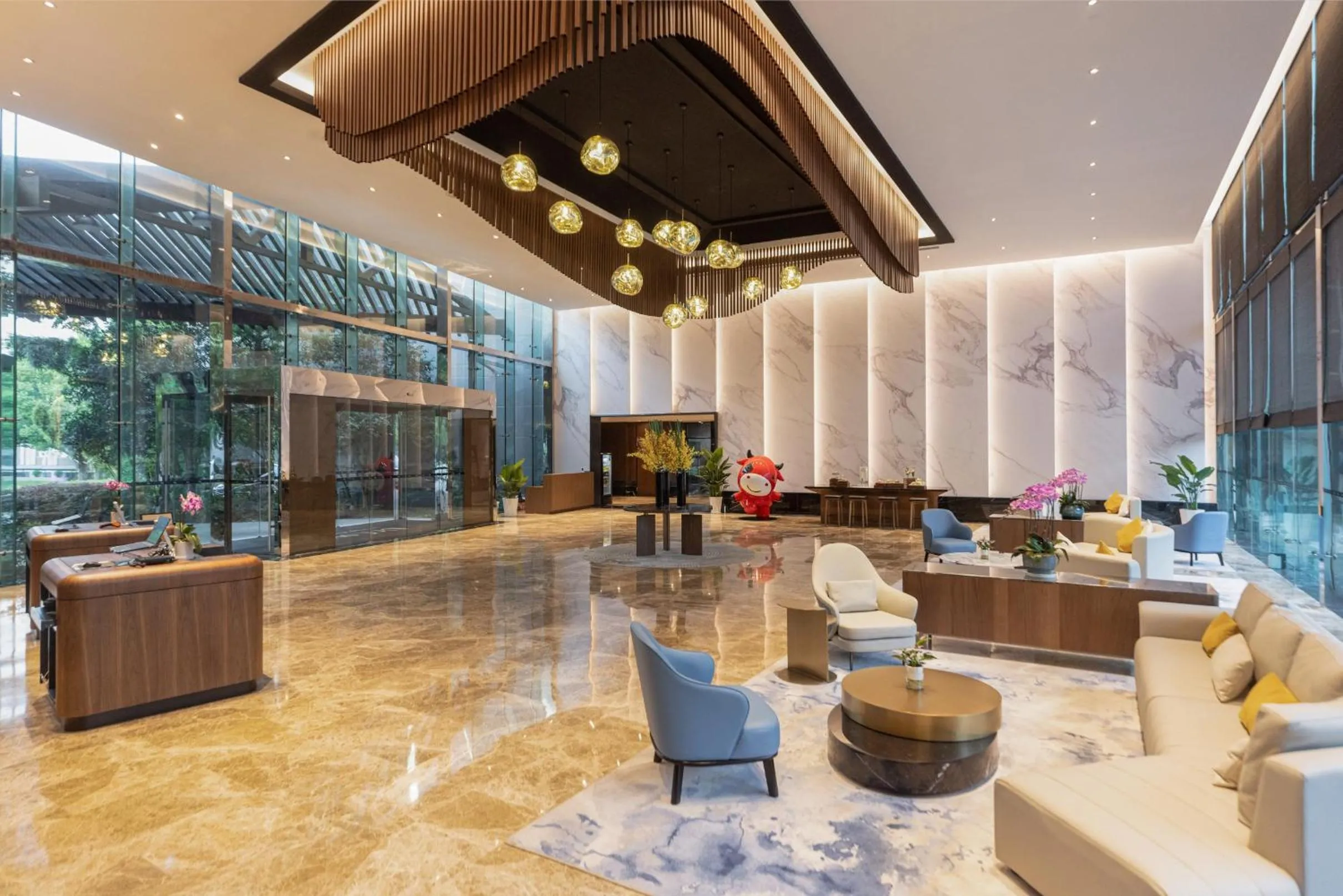Seating area in UrCove by Hyatt Shanghai Pudong East