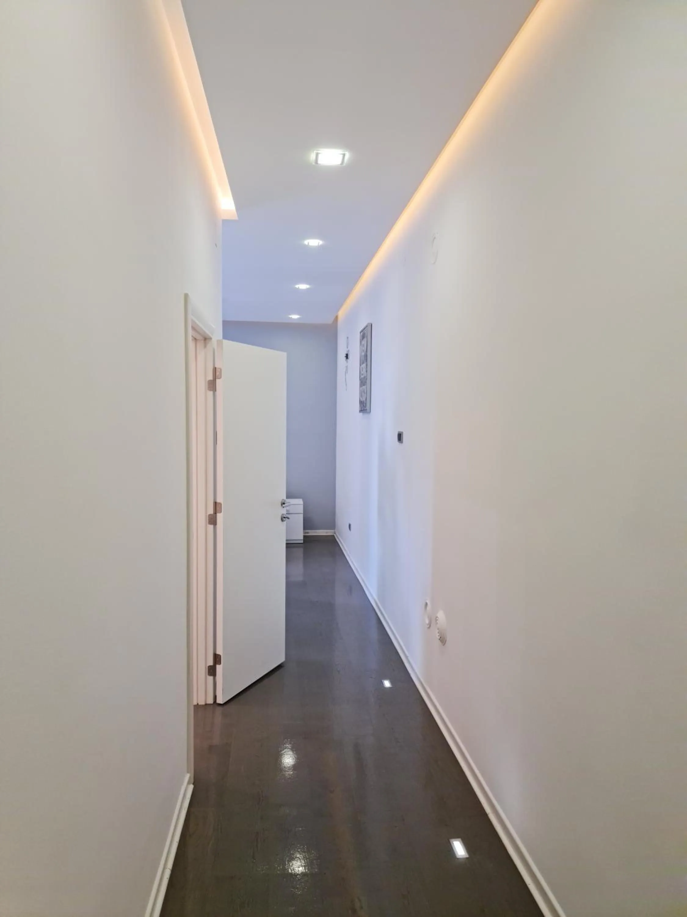 Living room in Central Park Apartments