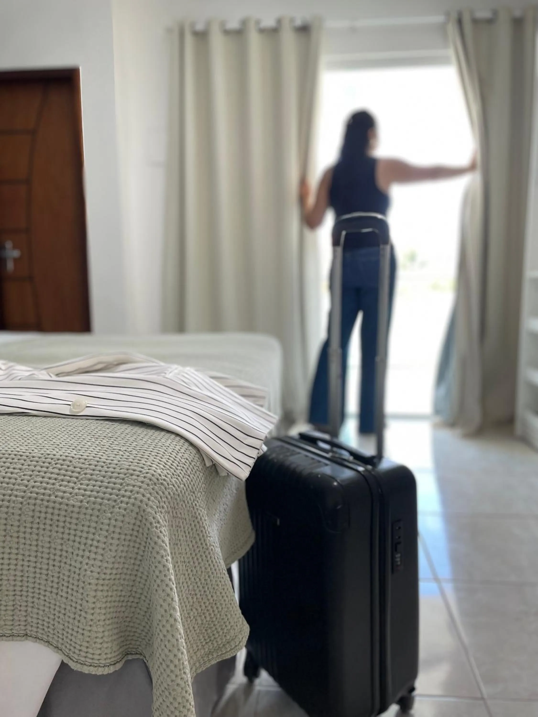 Bed in Belaris Hotel Executivo