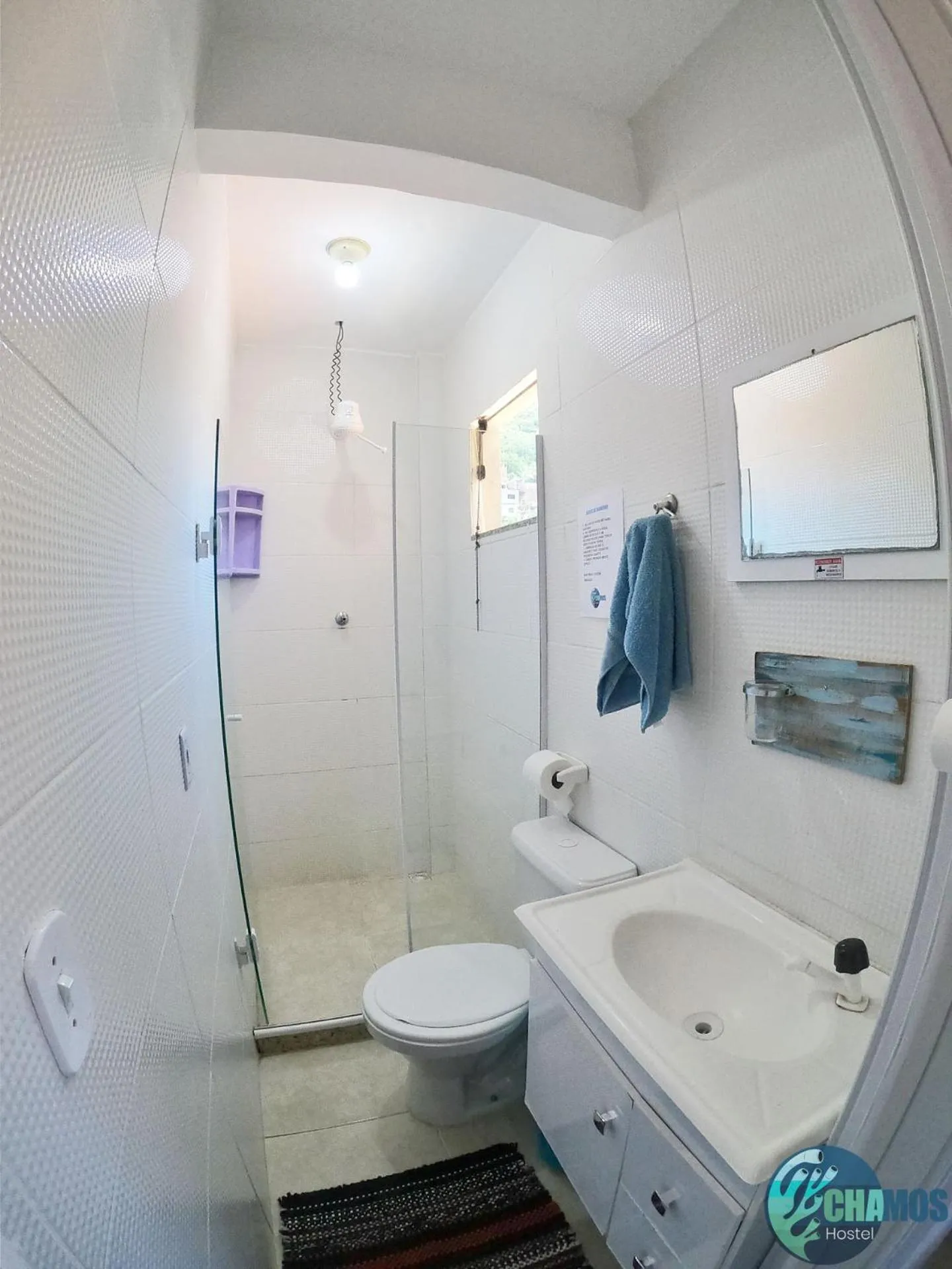 Bathroom in Chamos Hostel Cultural