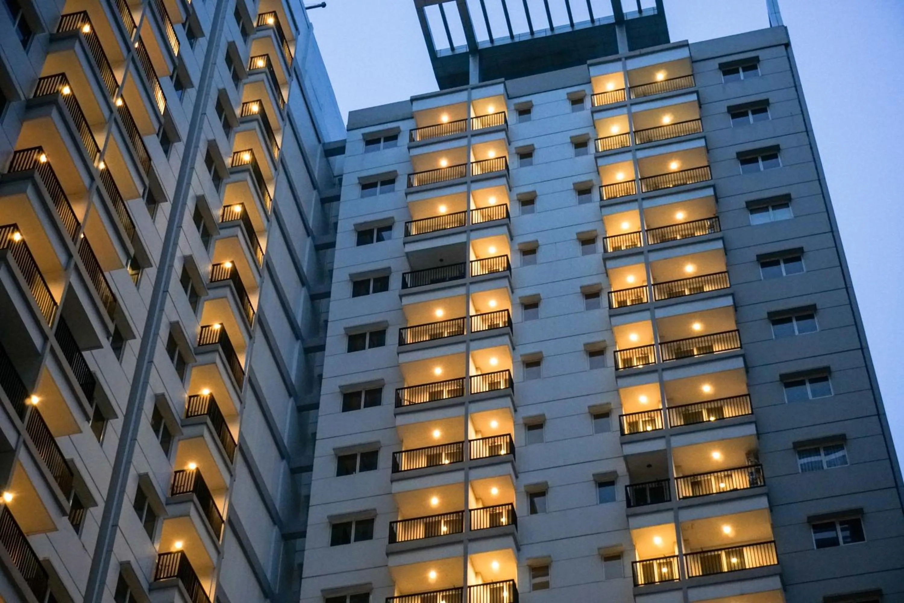 Property building in City View Studio Apartment at Signature Park Grande By Travelio