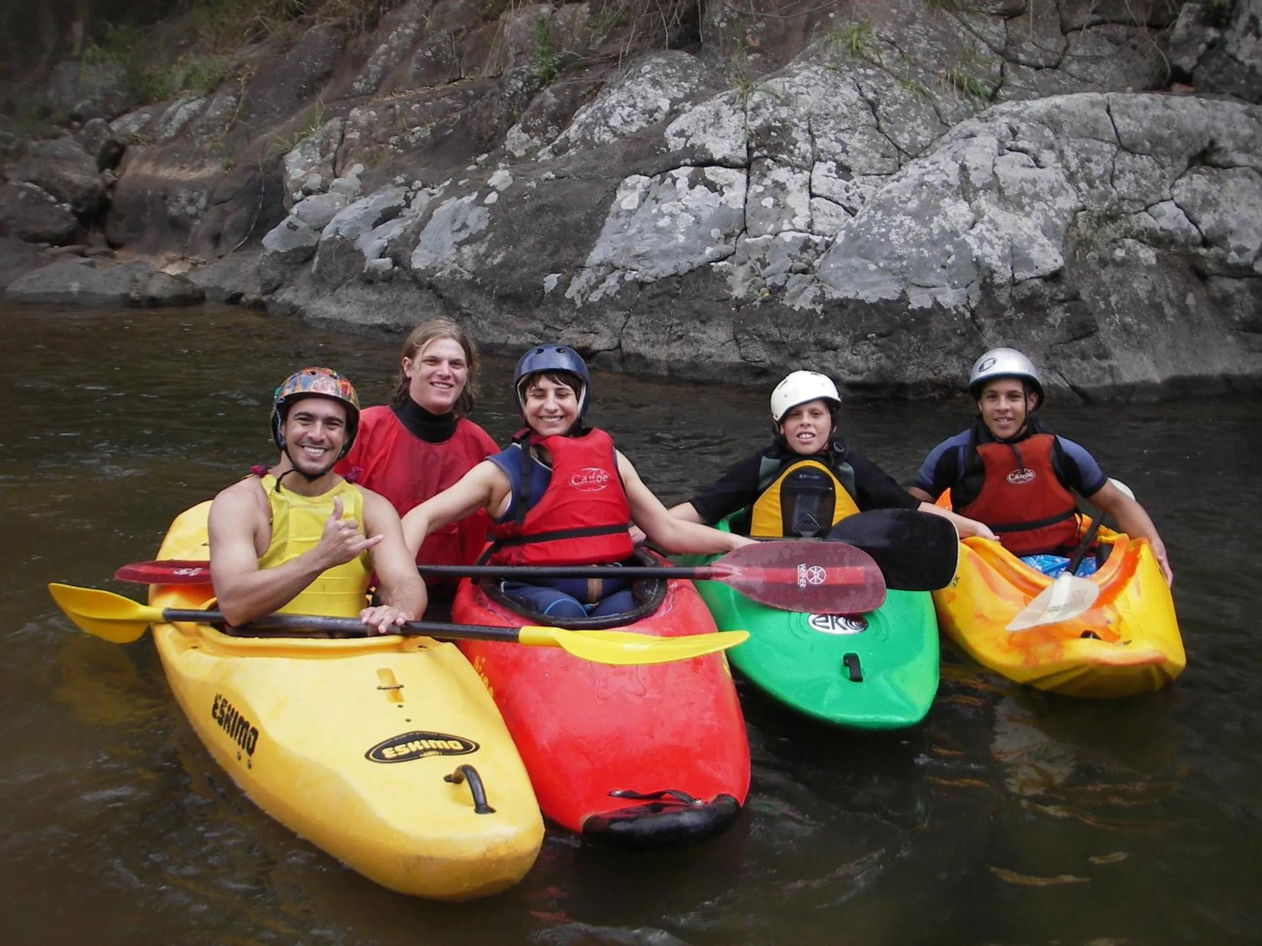 Canoeing in Pousada Encontro dos Rios