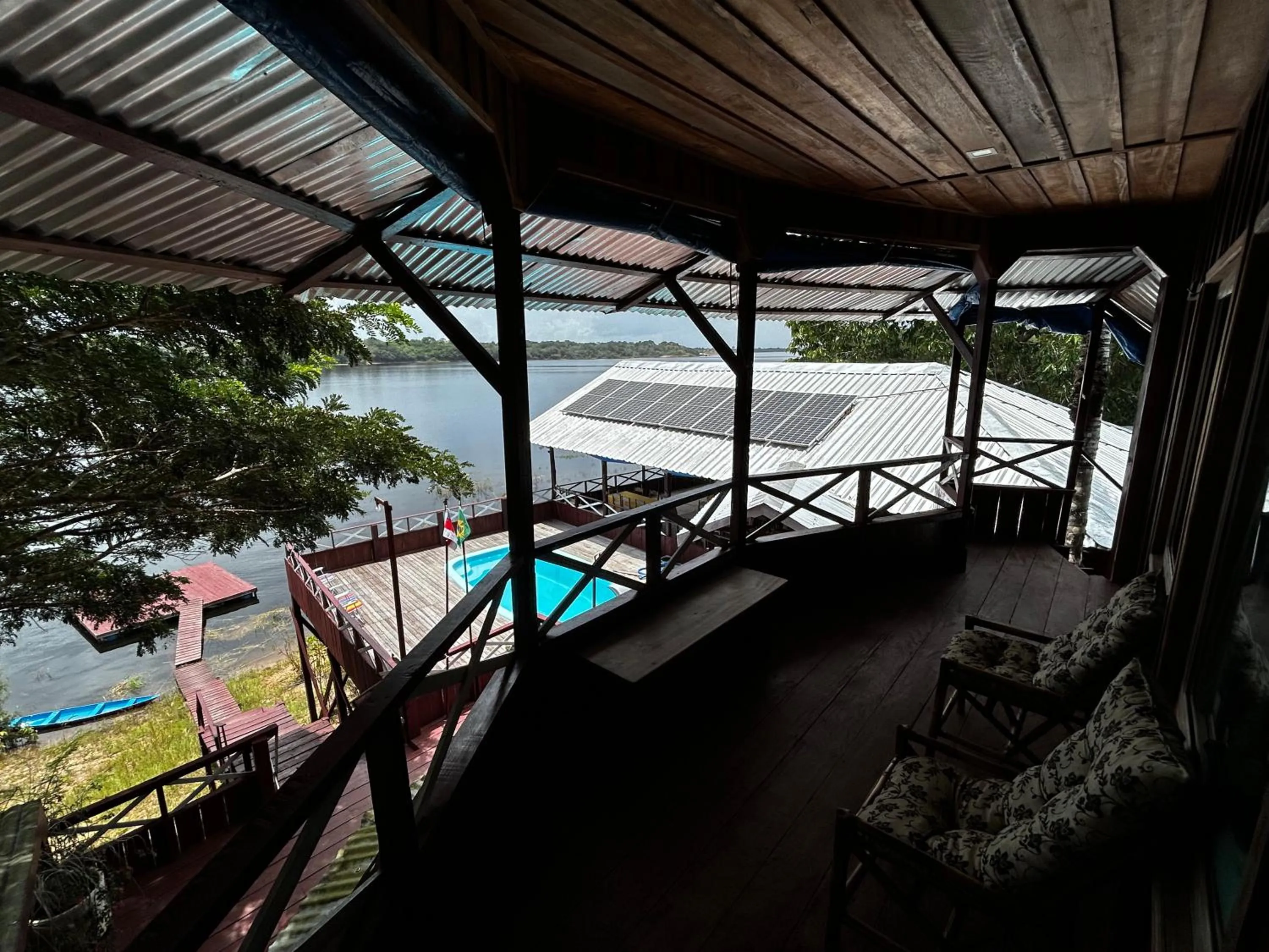 Balcony/Terrace in Vista do Lago Jungle Lodge