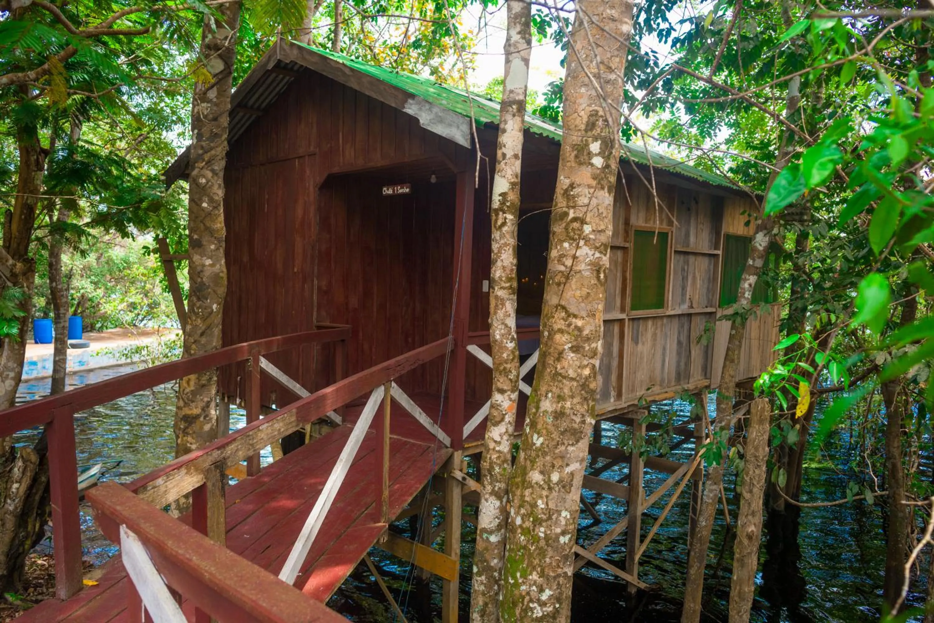 Facade/entrance in Vista do Lago Jungle Lodge
