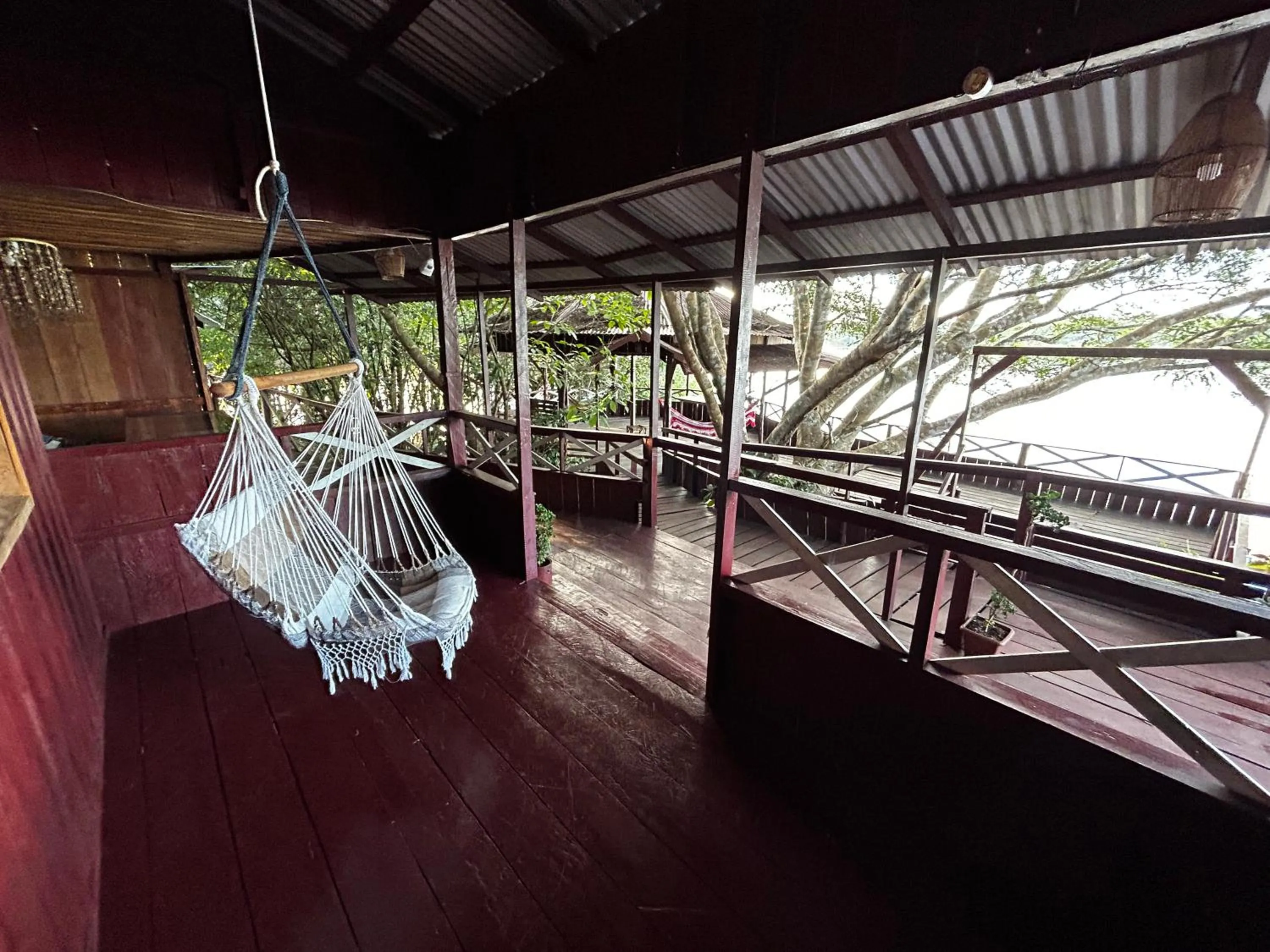 Patio in Vista do Lago Jungle Lodge