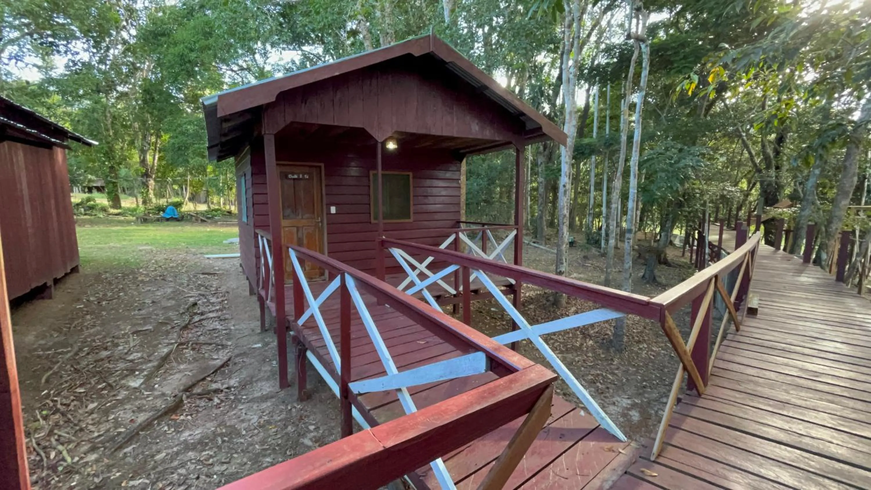 Patio in Vista do Lago Jungle Lodge