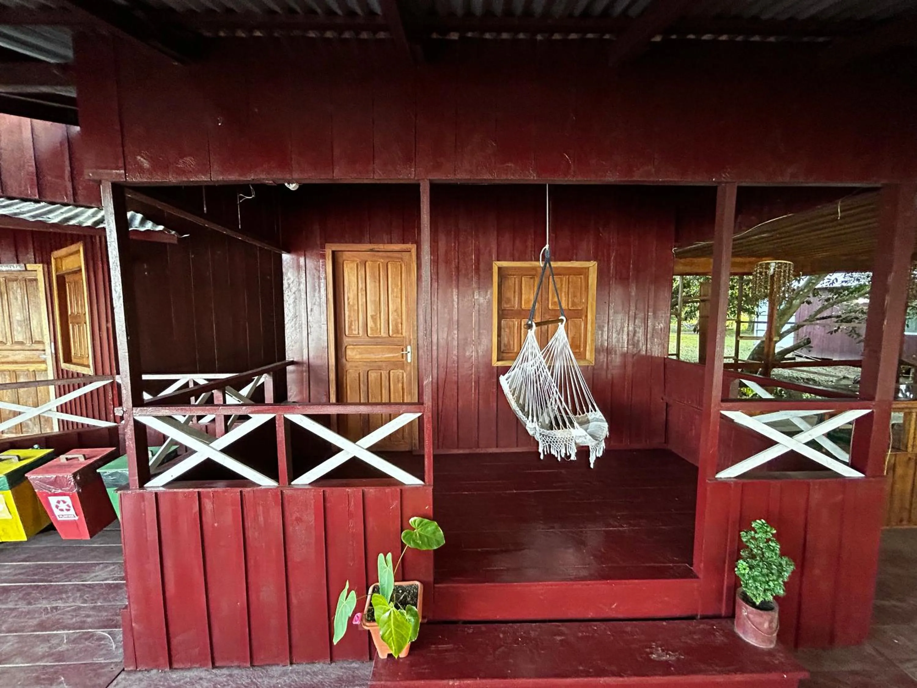 Patio in Vista do Lago Jungle Lodge