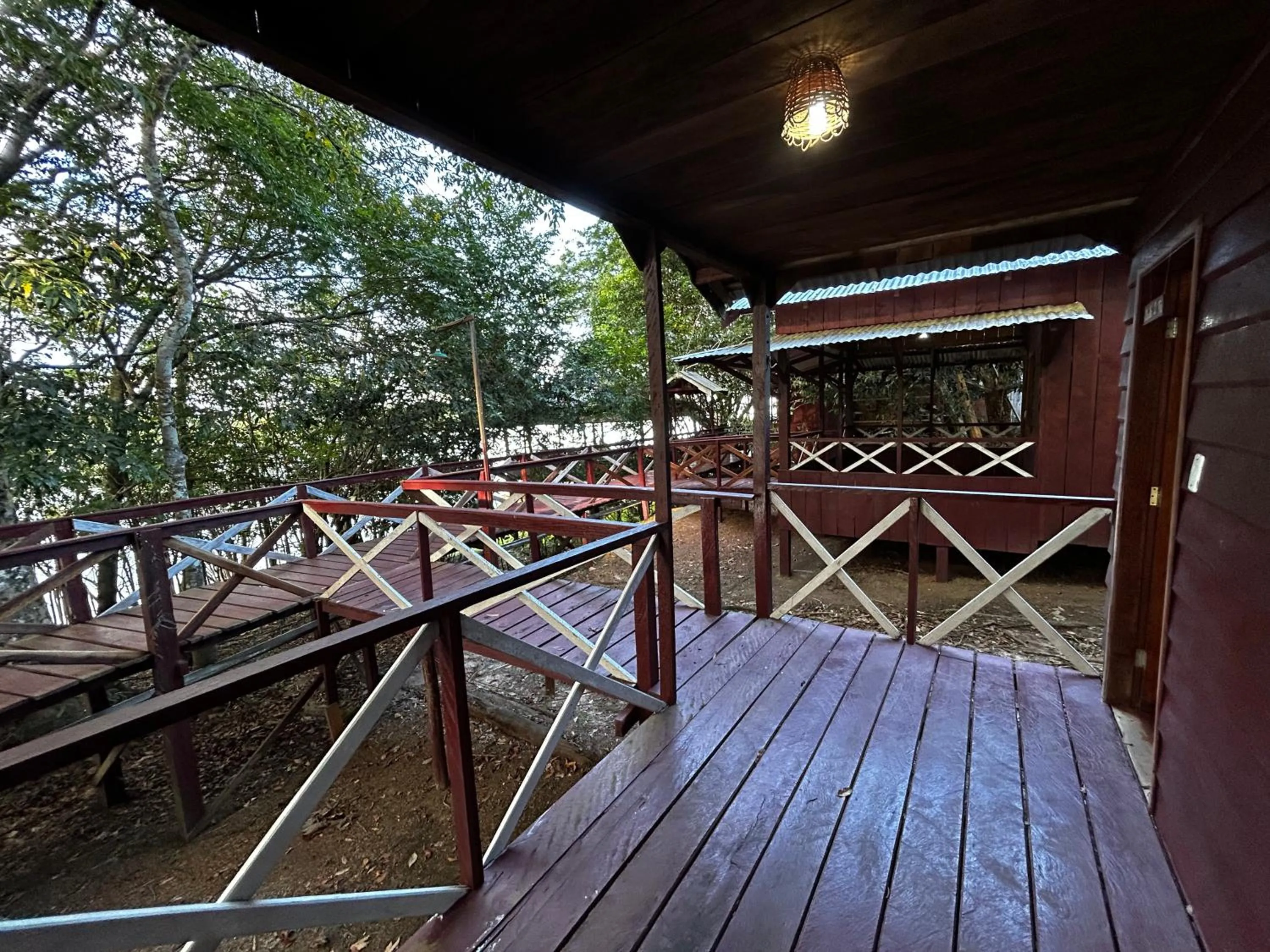 Patio in Vista do Lago Jungle Lodge