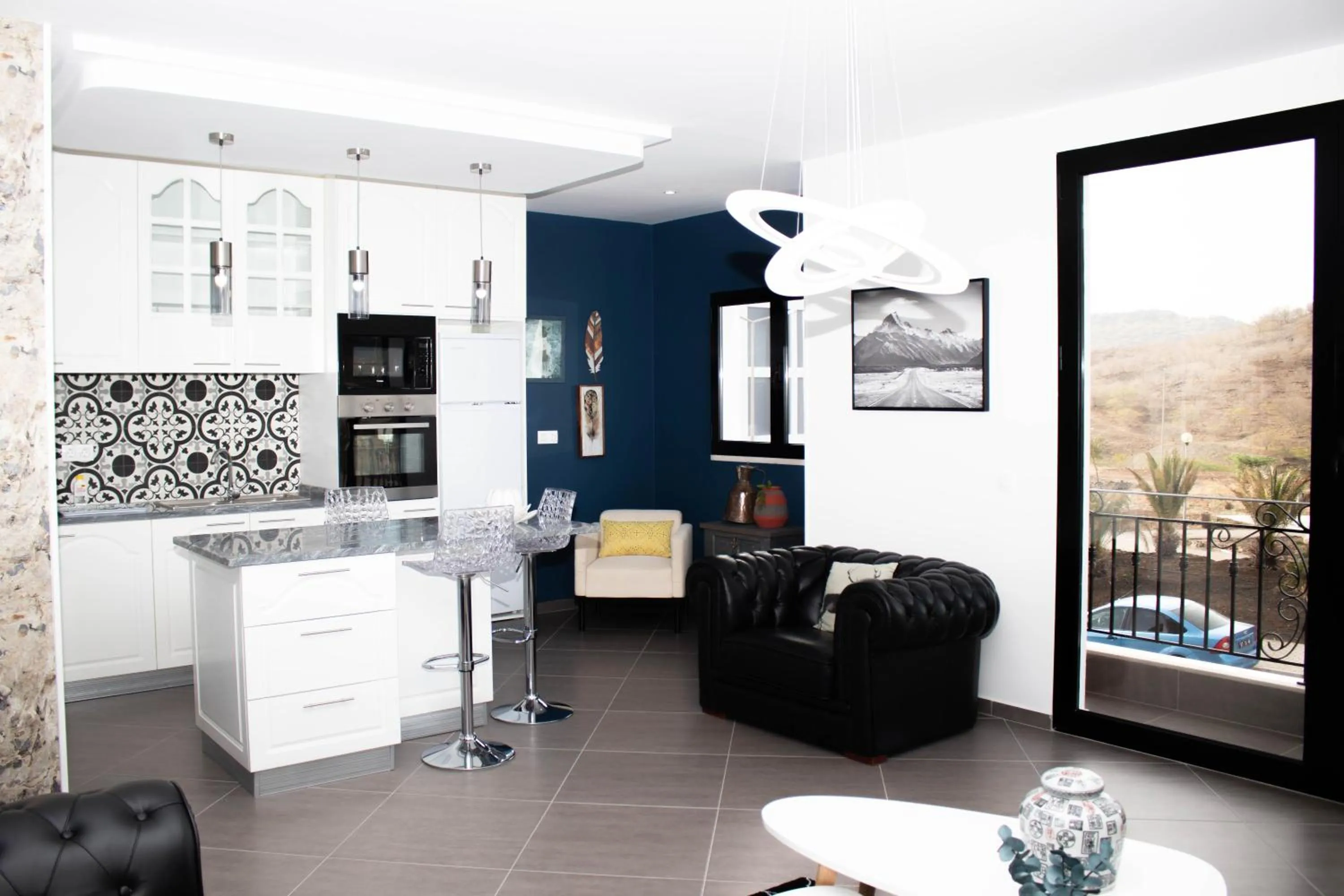 Seating area in Aparthotel Palace