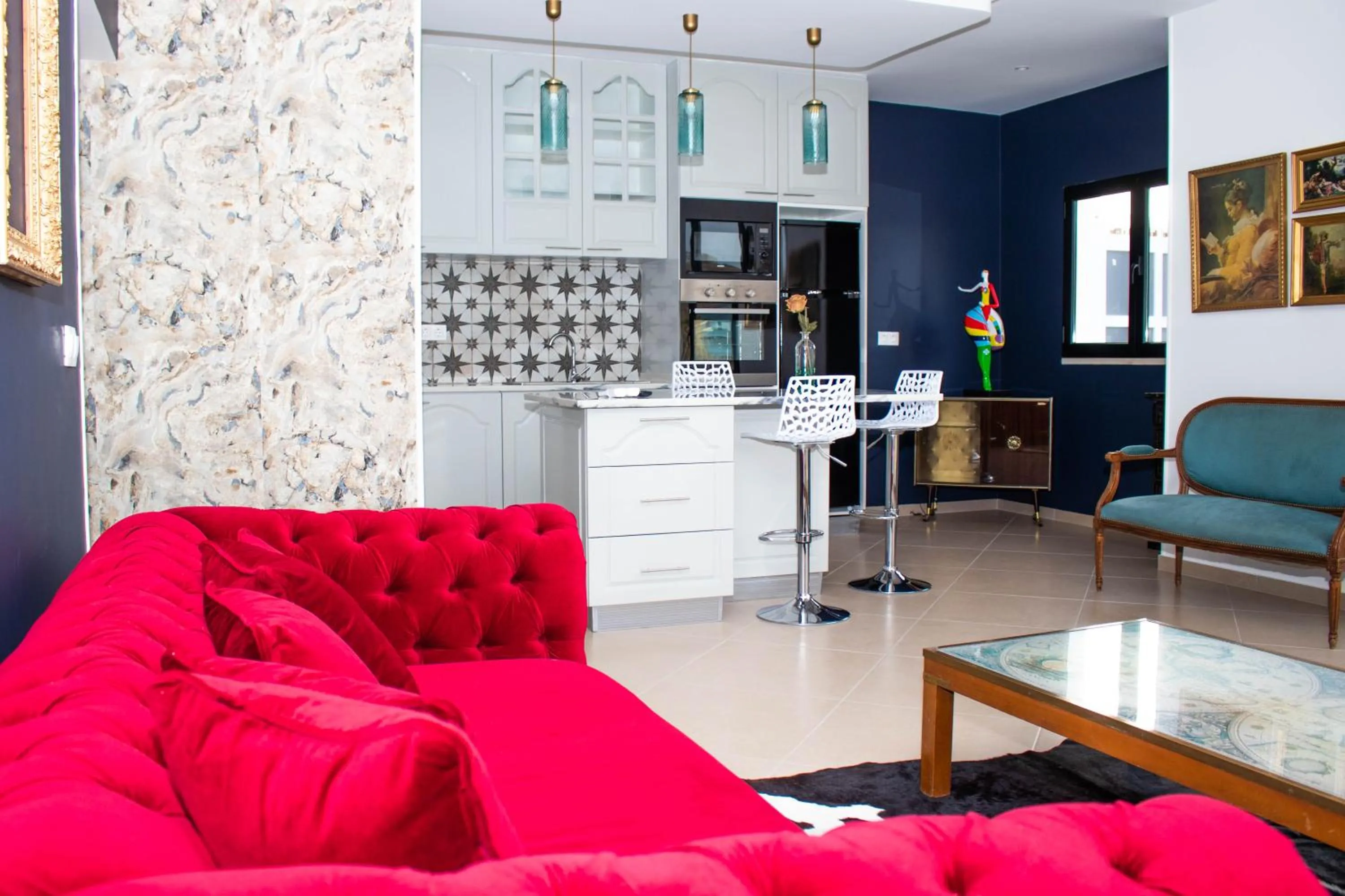 Living room in Aparthotel Palace