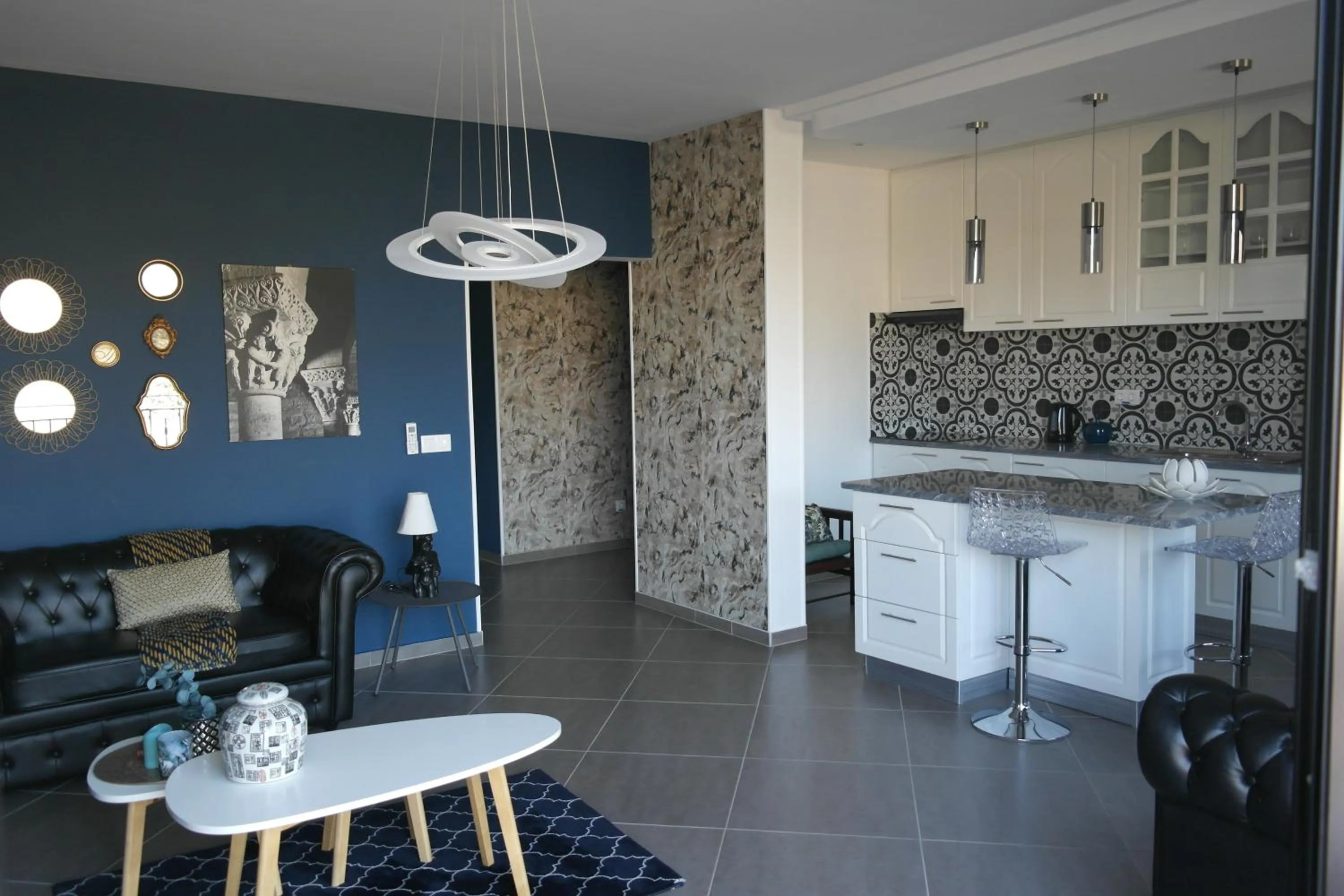 Living room in Aparthotel Palace