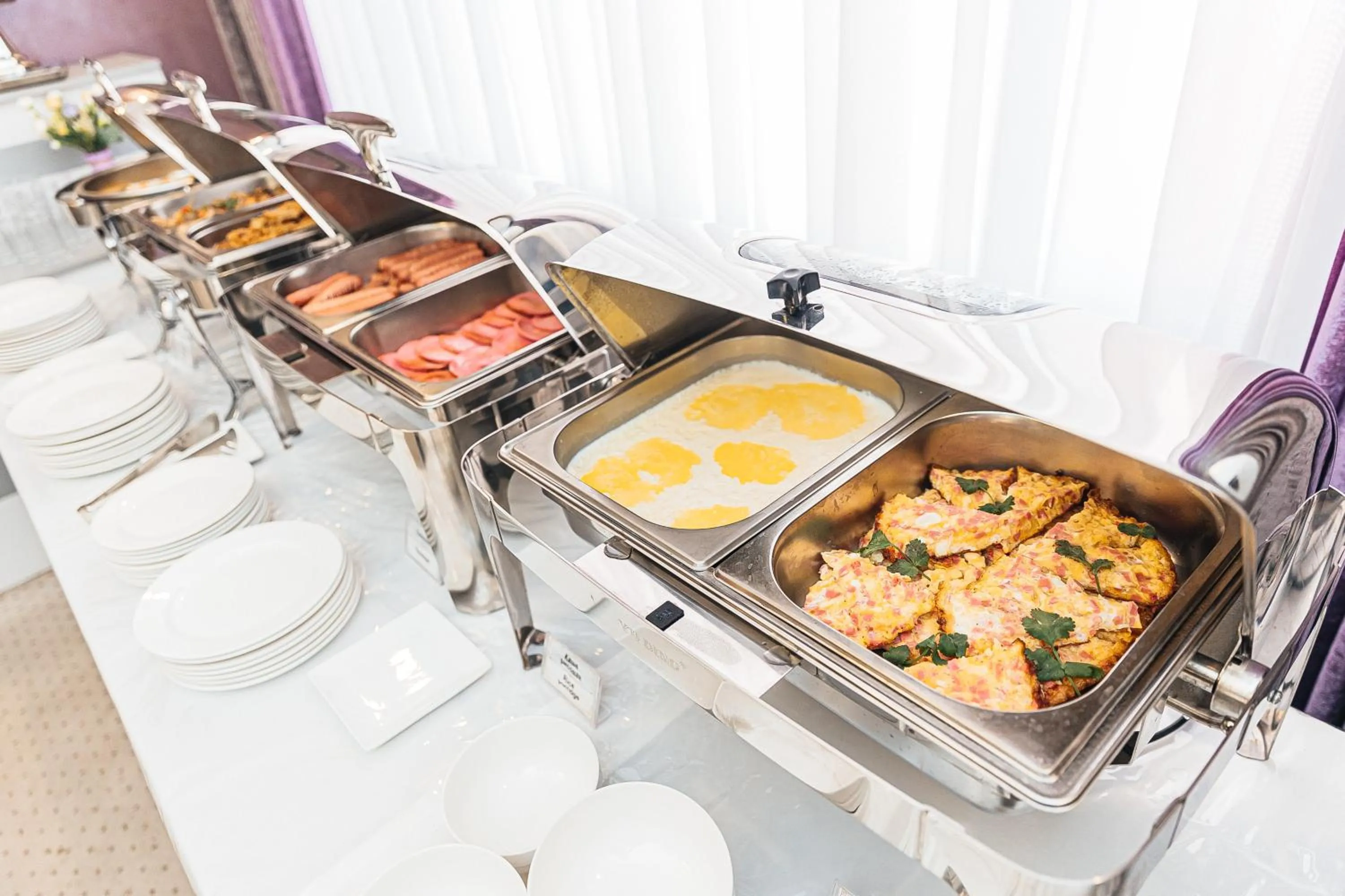 Breakfast in Grand Fergana Hotel