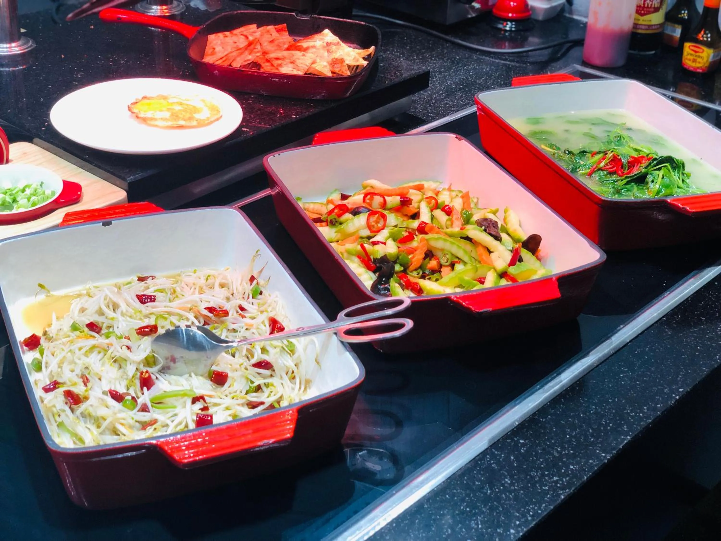 Breakfast in Jinmao Hotel Xi'an Downtown ( Bell & Drum Tower)