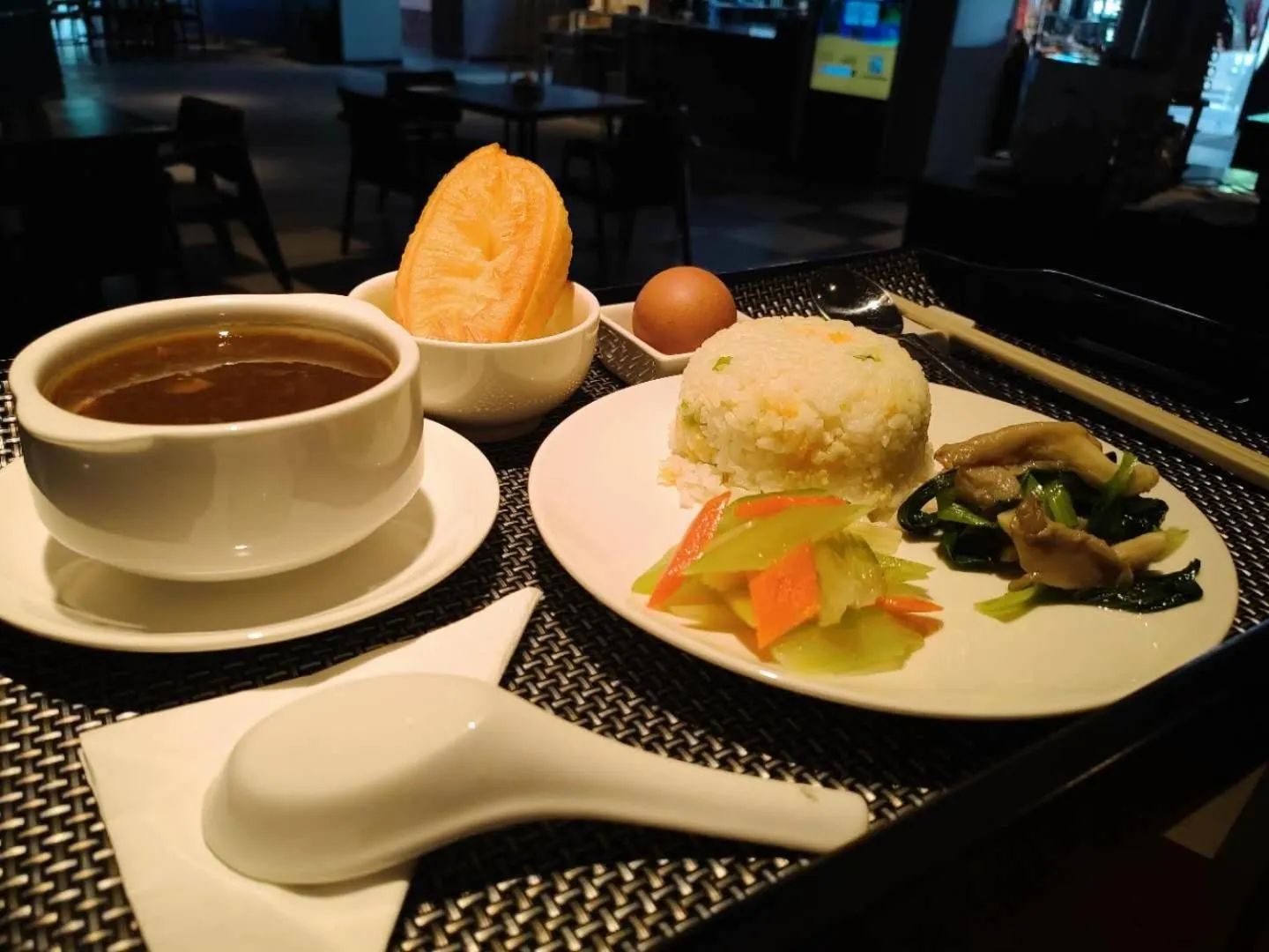 Food close-up in Jinmao Hotel Xi'an Downtown ( Bell & Drum Tower)