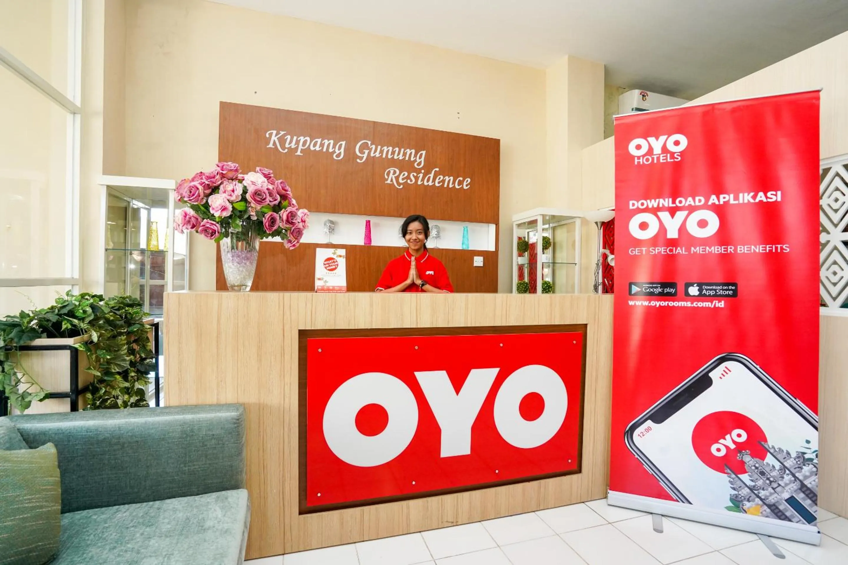 Lobby or reception in Hotel O Surabaya near Surabaya Town Square formerly Kupang Gunung Residence
