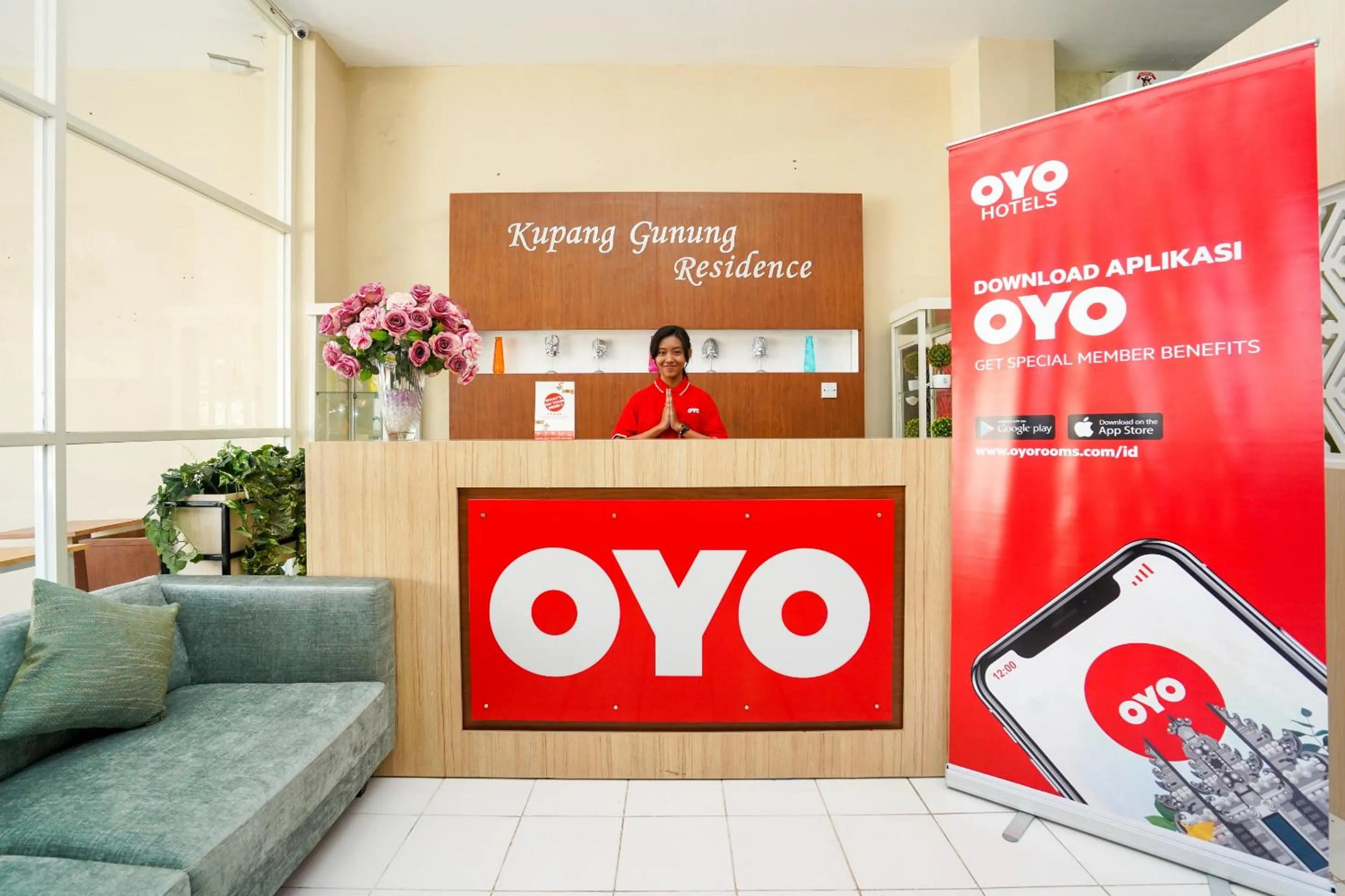 Lobby or reception in Hotel O Surabaya near Surabaya Town Square formerly Kupang Gunung Residence