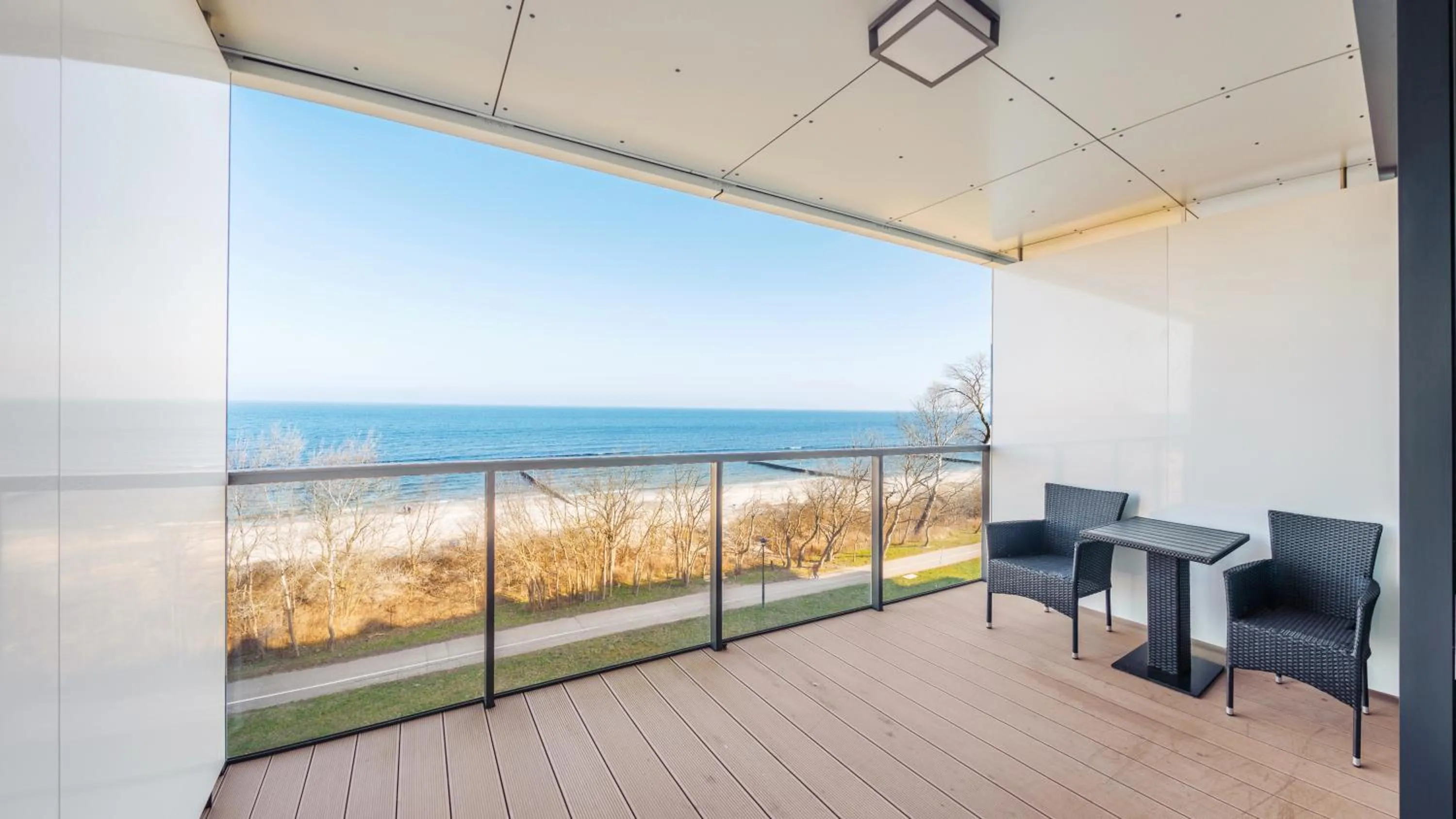 Balcony/Terrace in Seaside Kołobrzeg, Sun & Snow
