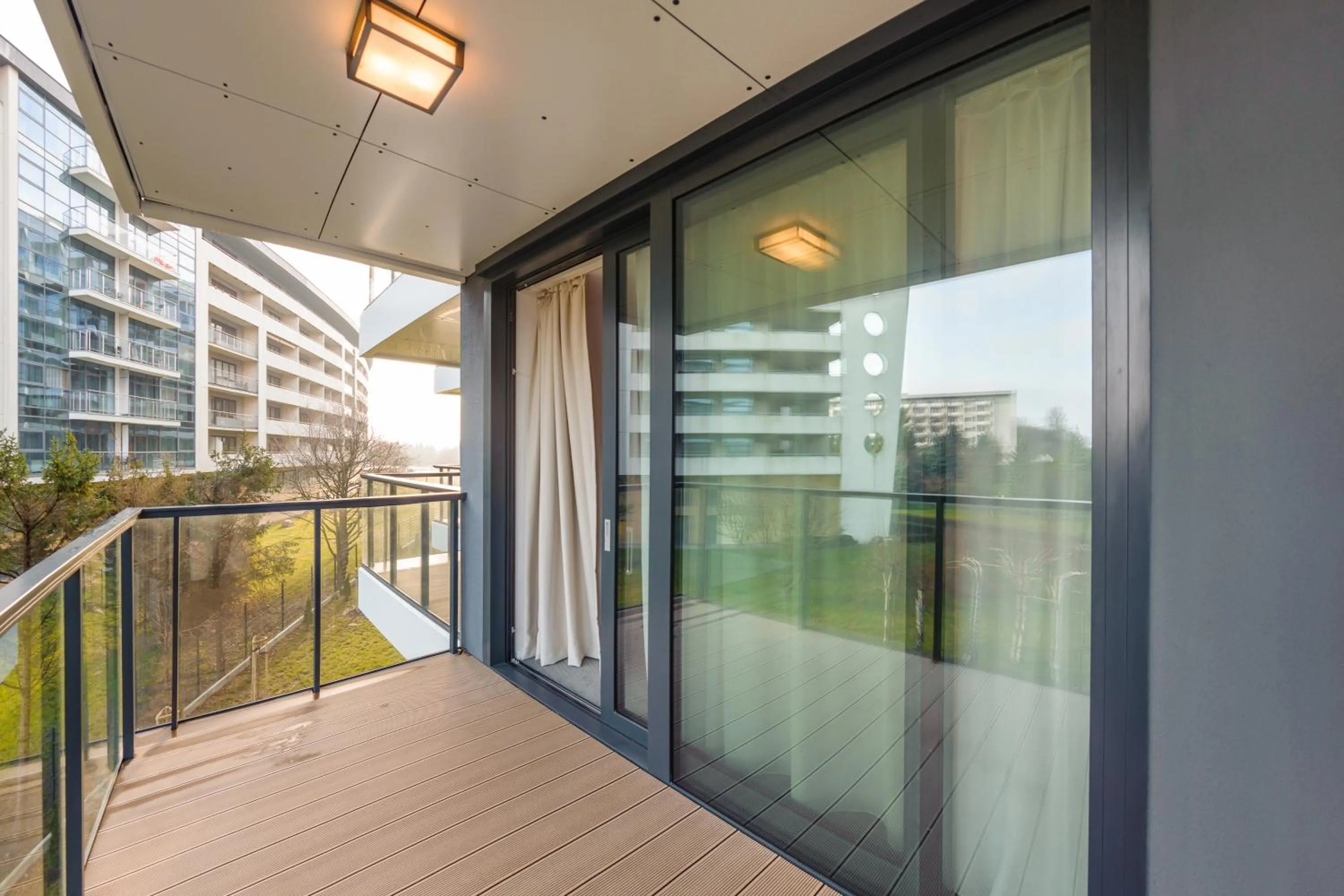 Balcony/Terrace in Seaside Kołobrzeg, Sun & Snow