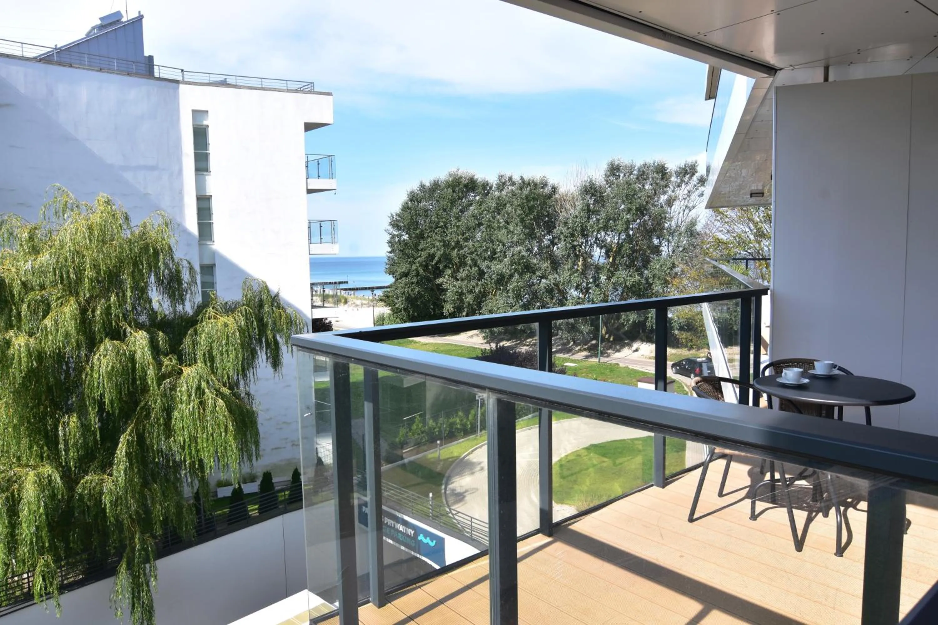 Balcony/Terrace in Seaside Kołobrzeg, Sun & Snow