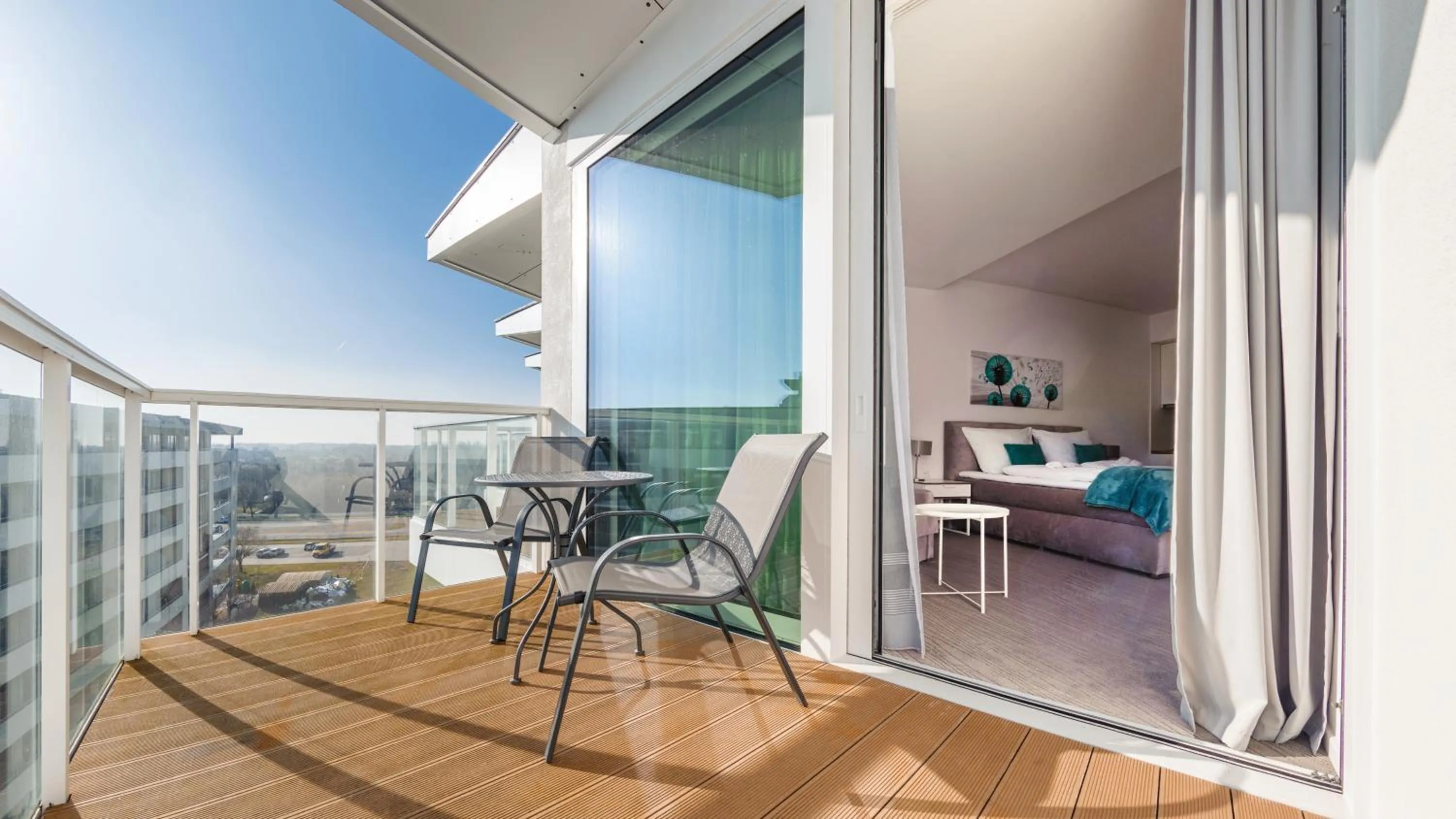 Balcony/Terrace in Seaside Kołobrzeg, Sun & Snow