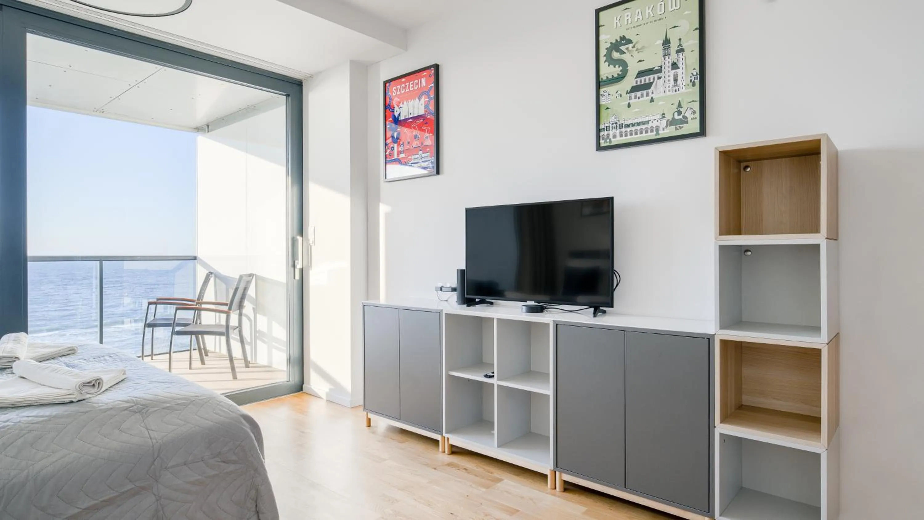 TV and multimedia, Bed in Seaside Kołobrzeg, Sun & Snow