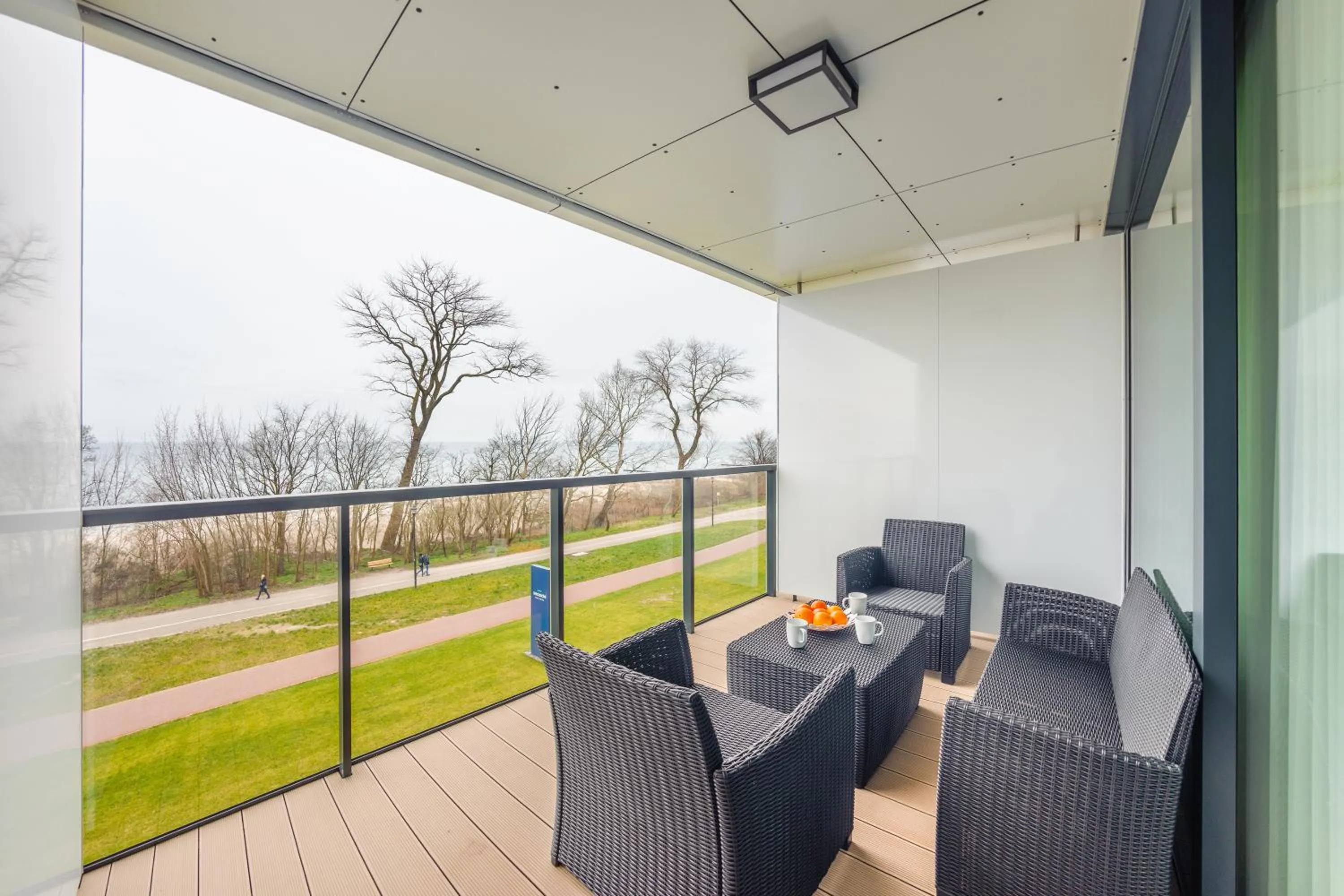 Balcony/Terrace in Seaside Kołobrzeg, Sun & Snow