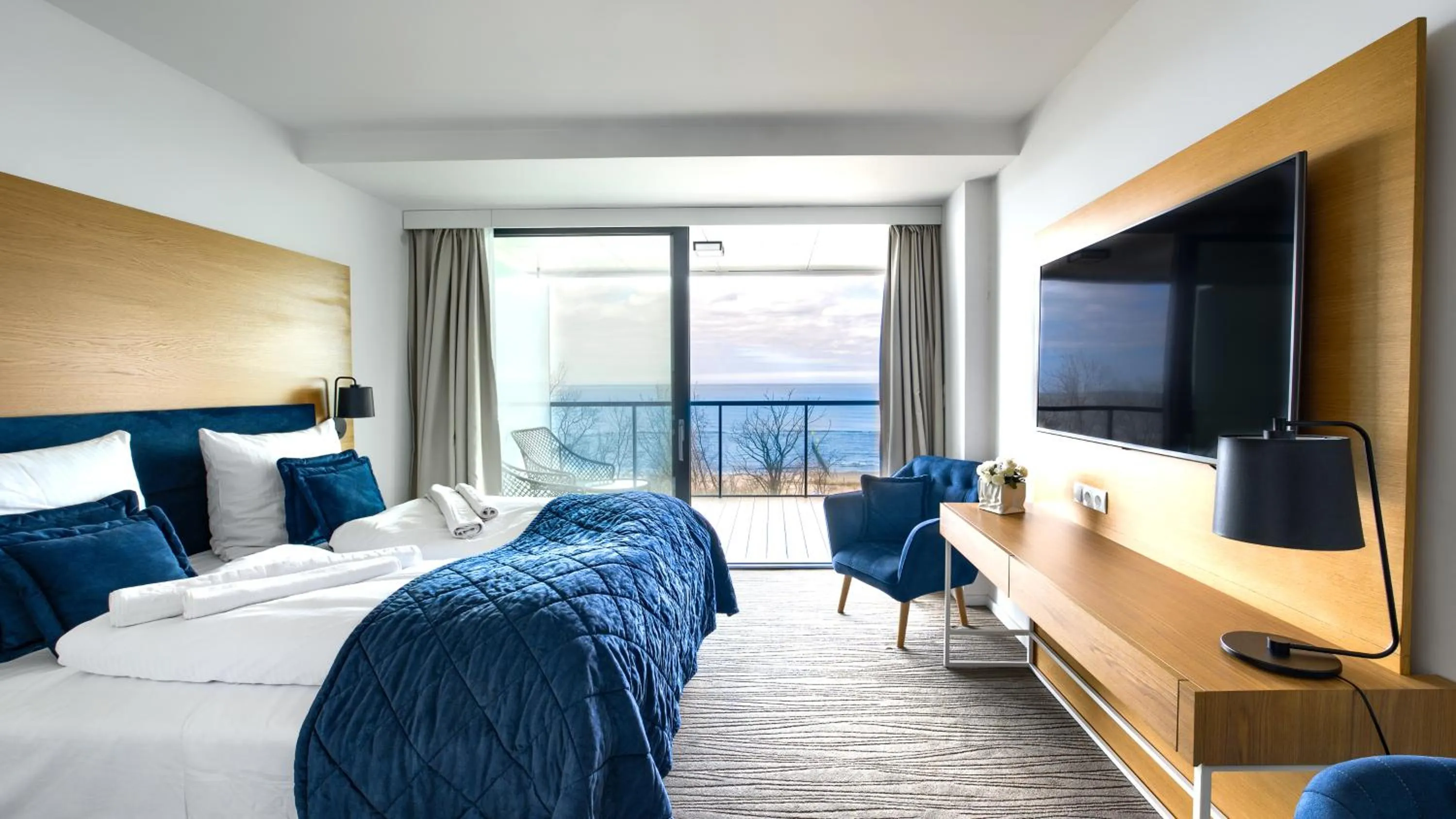 Bed in Seaside Kołobrzeg, Sun & Snow