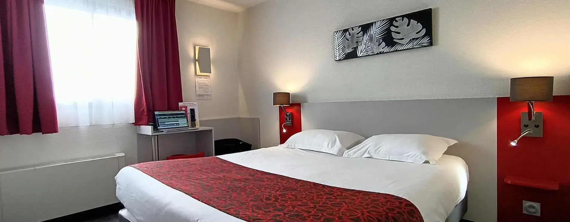 Bed in Fasthotel Tarbes Séméac - Un hôtel FH Confort Bed in Fasthotel Tarbes Séméac - Un hôtel FH Confort