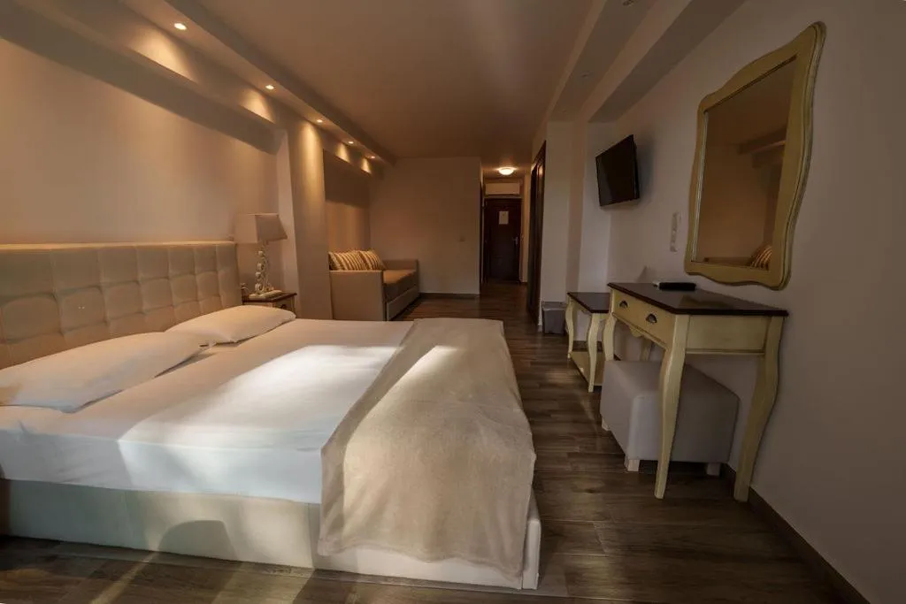 Bedroom, Bed in Hotel Pilalidis