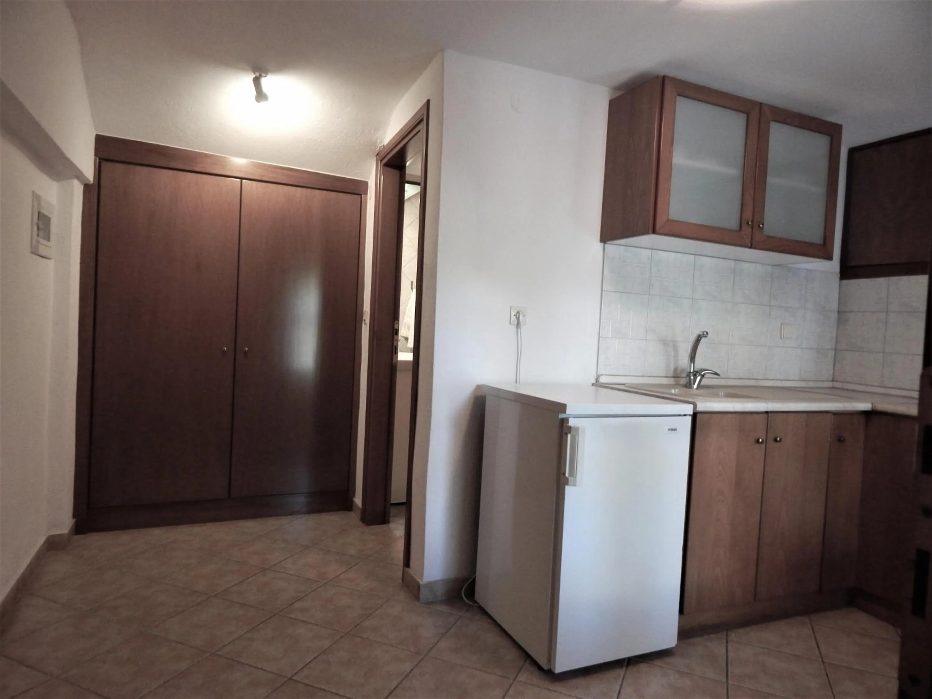 Kitchen or kitchenette in Hotel Pilalidis