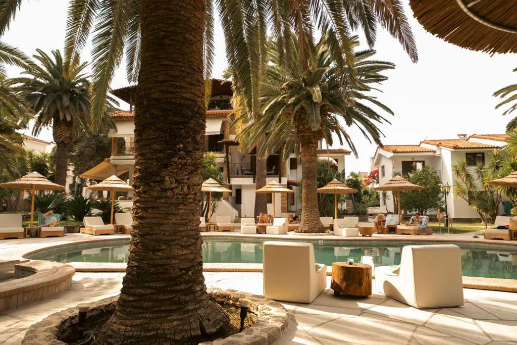 Pool view in Hotel Pilalidis