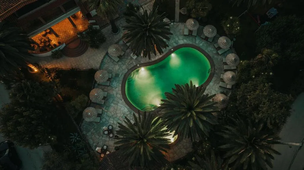 Pool view in Hotel Pilalidis